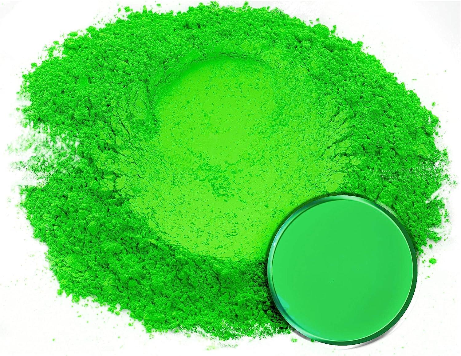 Eye Candy Premium Mica Powder - Neon Pigment, Colorant for Epoxy, Resin,  Woodworking, Soap Molds, Candle Making, Slime, Bath Bombs, Nail Polish,  Cosmetic Grade, Non-Toxic (UFO Green, 50 Grams) UFO Green 50 Grams