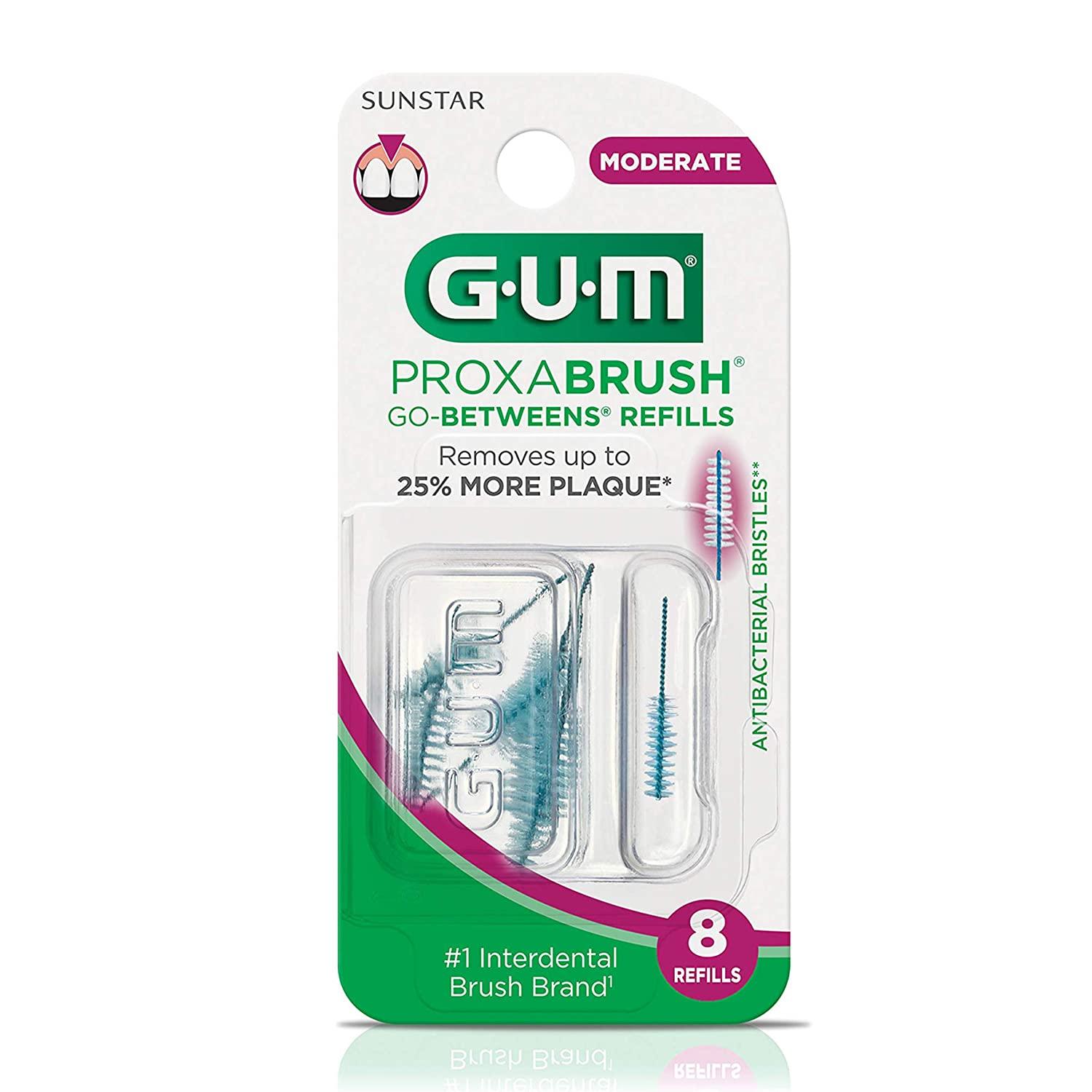 GUM 10070942006252 Proxabrush Permanent Handle with Tight, Moderate