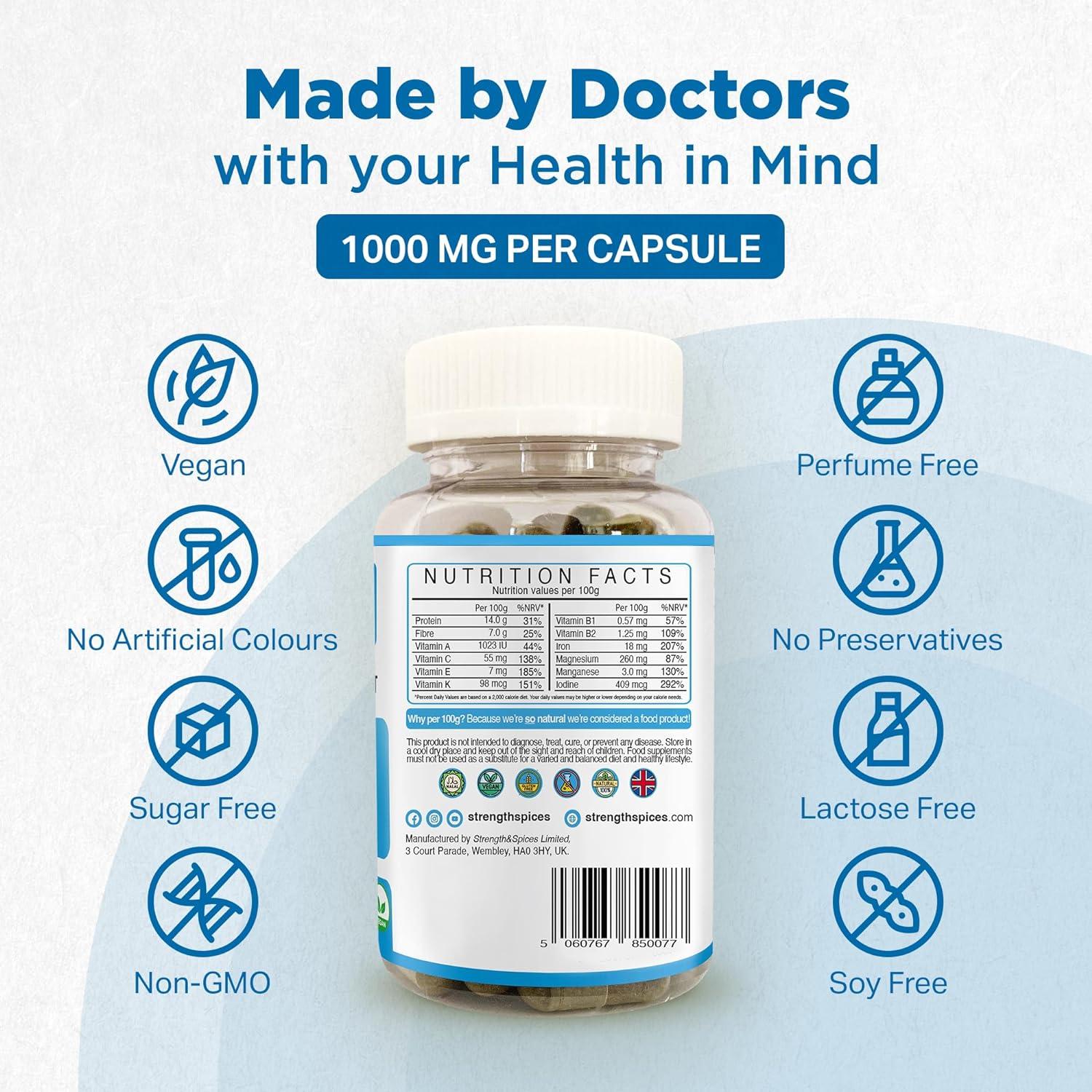 Strength & Spices Natural Thyroxine Thyroid Support Supplement for