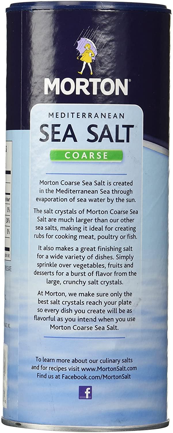 Mortons Sea Salt Coarse (Pack of 2)