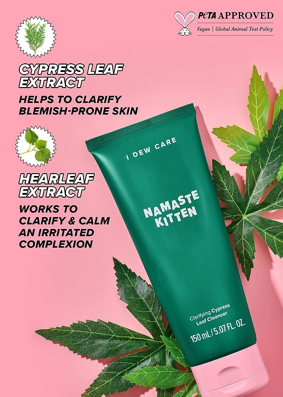 I DEW CARE Namaste Kitten Face Wash with Cypress Leaf Extract and