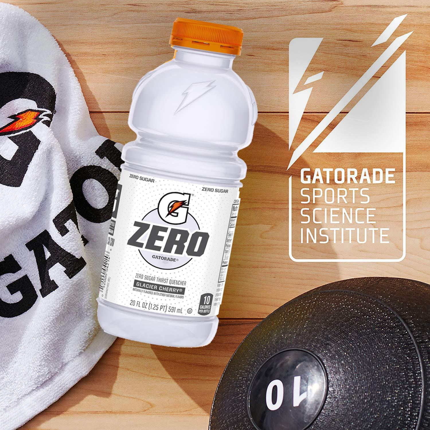 Gatorade G Zero Thirst Quencher, Strawberry Kiwi, 12oz Bottles (6 Pack)