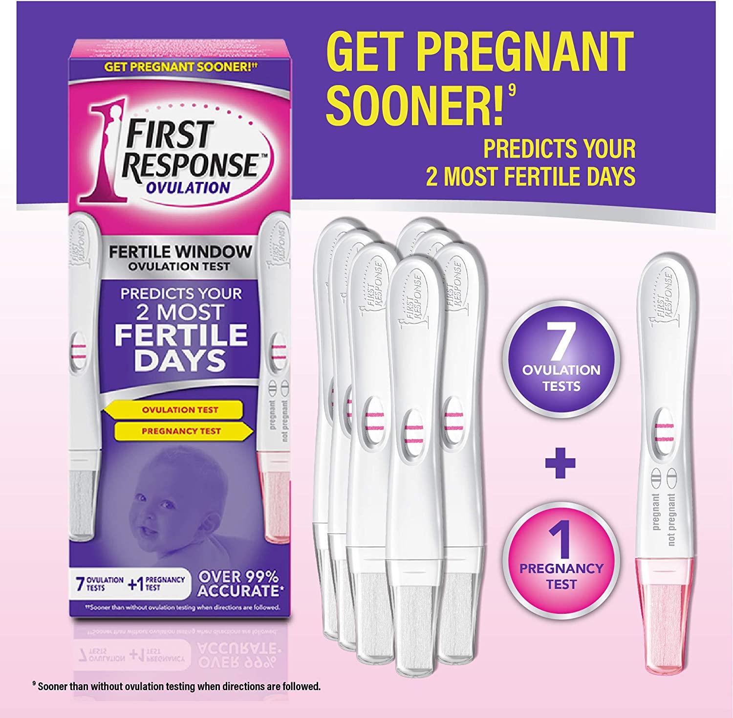 First Response Ovulation And Pregnancy Test Kit 7 Ovulation Tests + 1