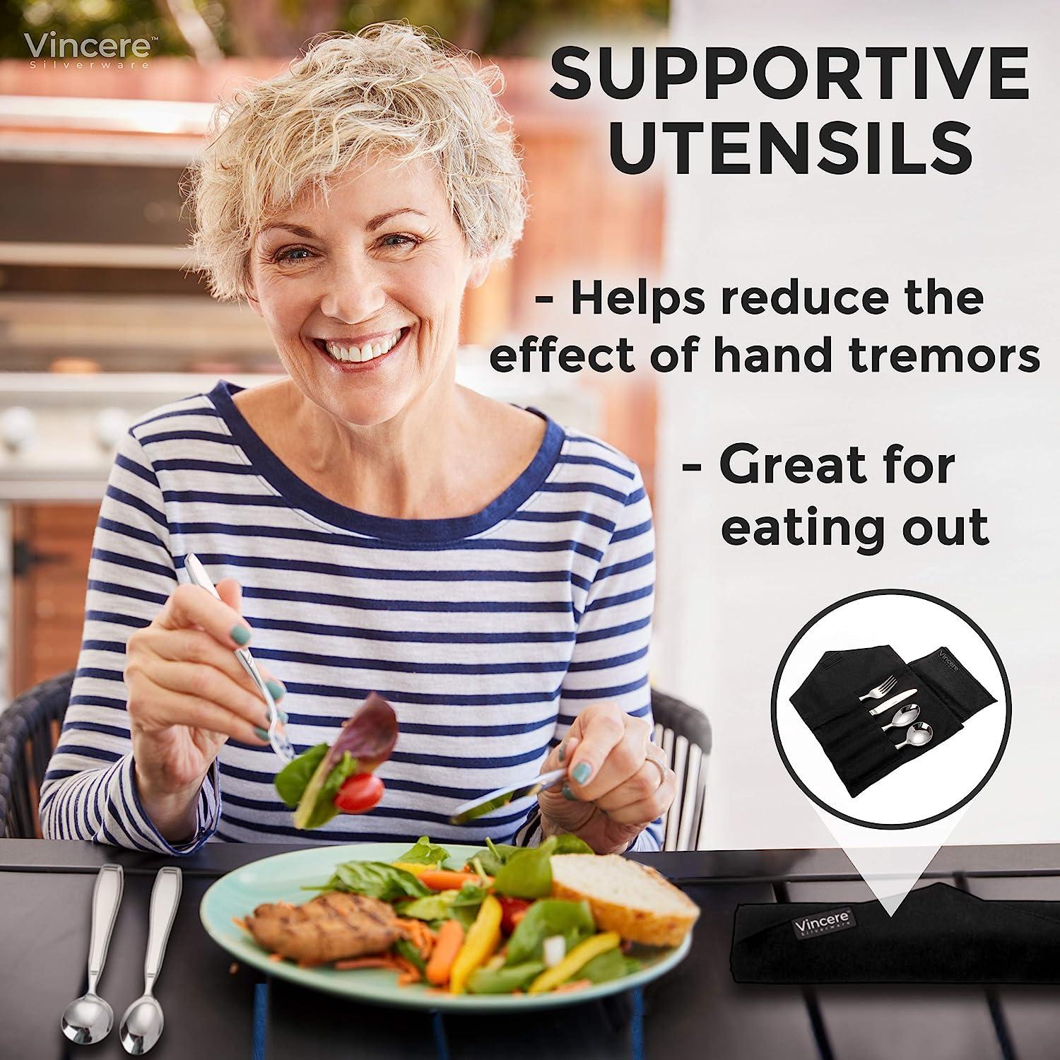 Weighted Utensils for Tremors and Parkinsons Patients Heavy Weight