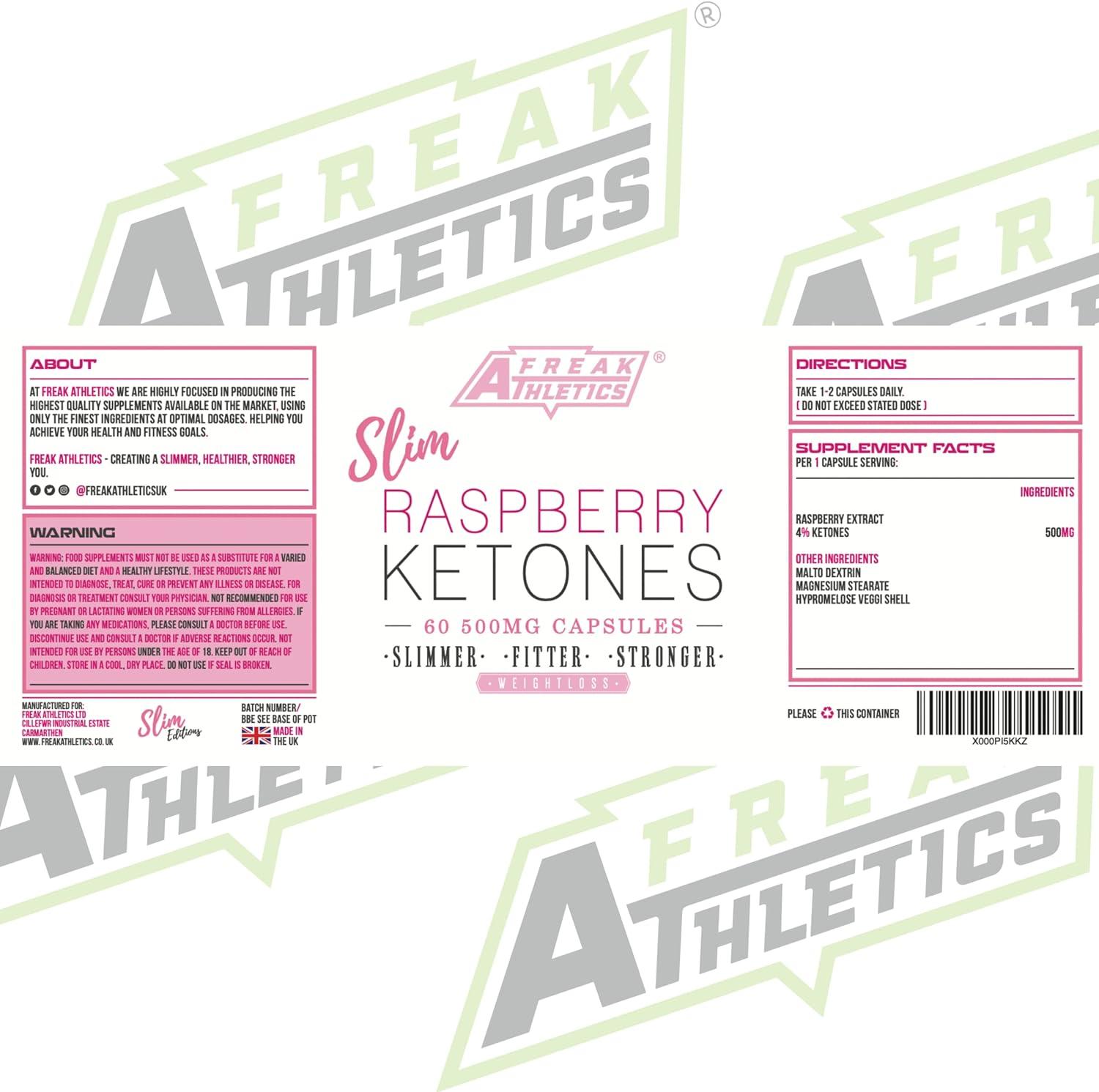 Raspberry Ketones 60 x 500mg Maximum Strength Raspberry Ketone