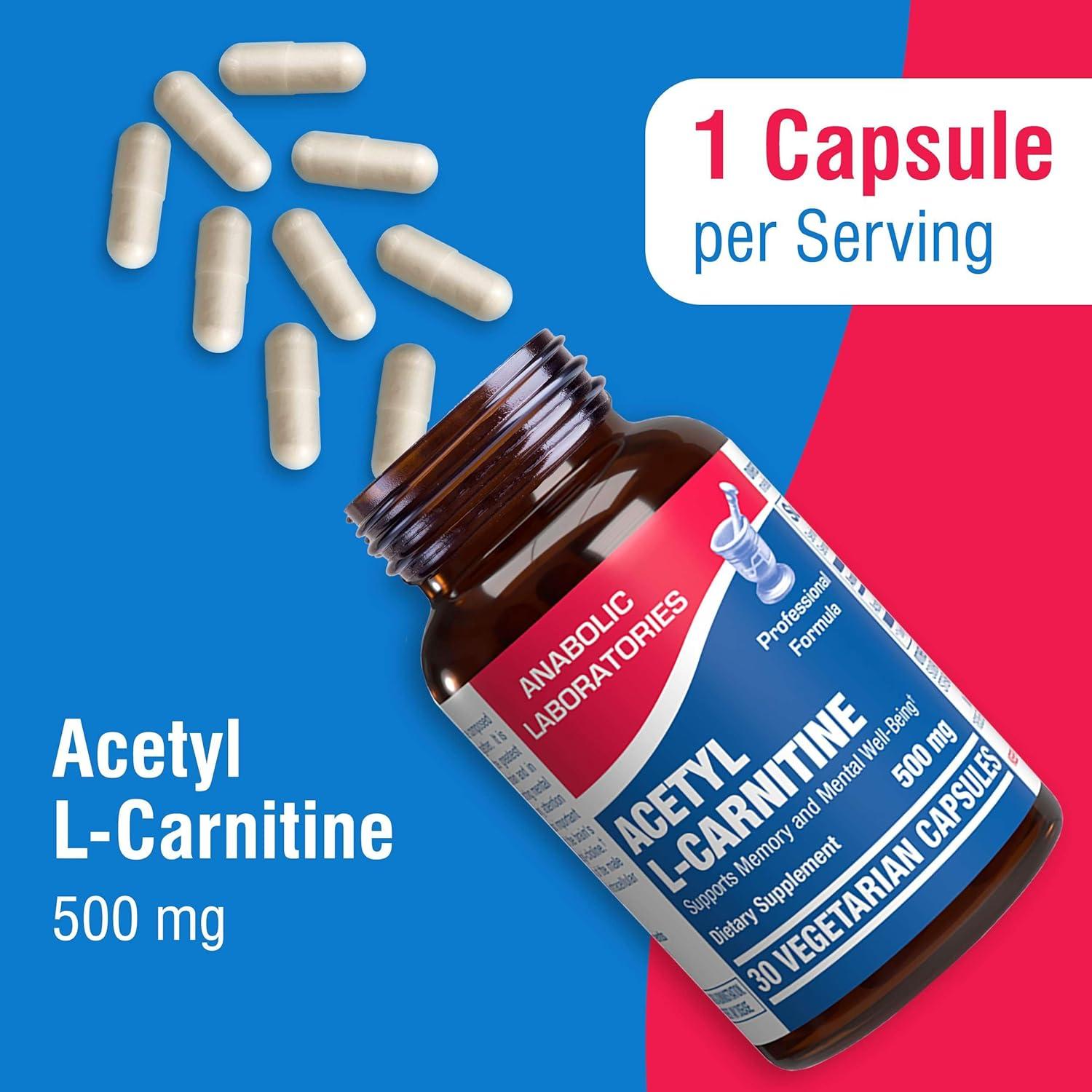 l carnitine anabolic Buy Anabolic Laboratories Acetyl L Carnitine Supplements 30 Vegetarian  Capsules for Brain Health & Energy International Shipping Available