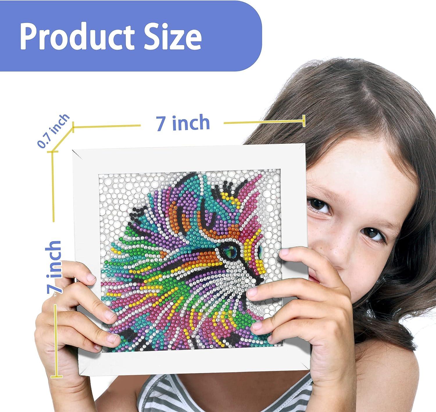 FURDOHAI 5d Diamond Painting for Kids Suitable for Ages 6-12 Diamond Art  and Crafts Creative Gift (cat)