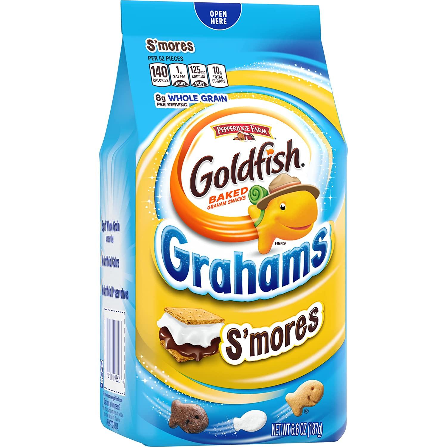 Pepperidge Farm Goldfish Grahams S'mores Crackers, 6.6 oz. Bag