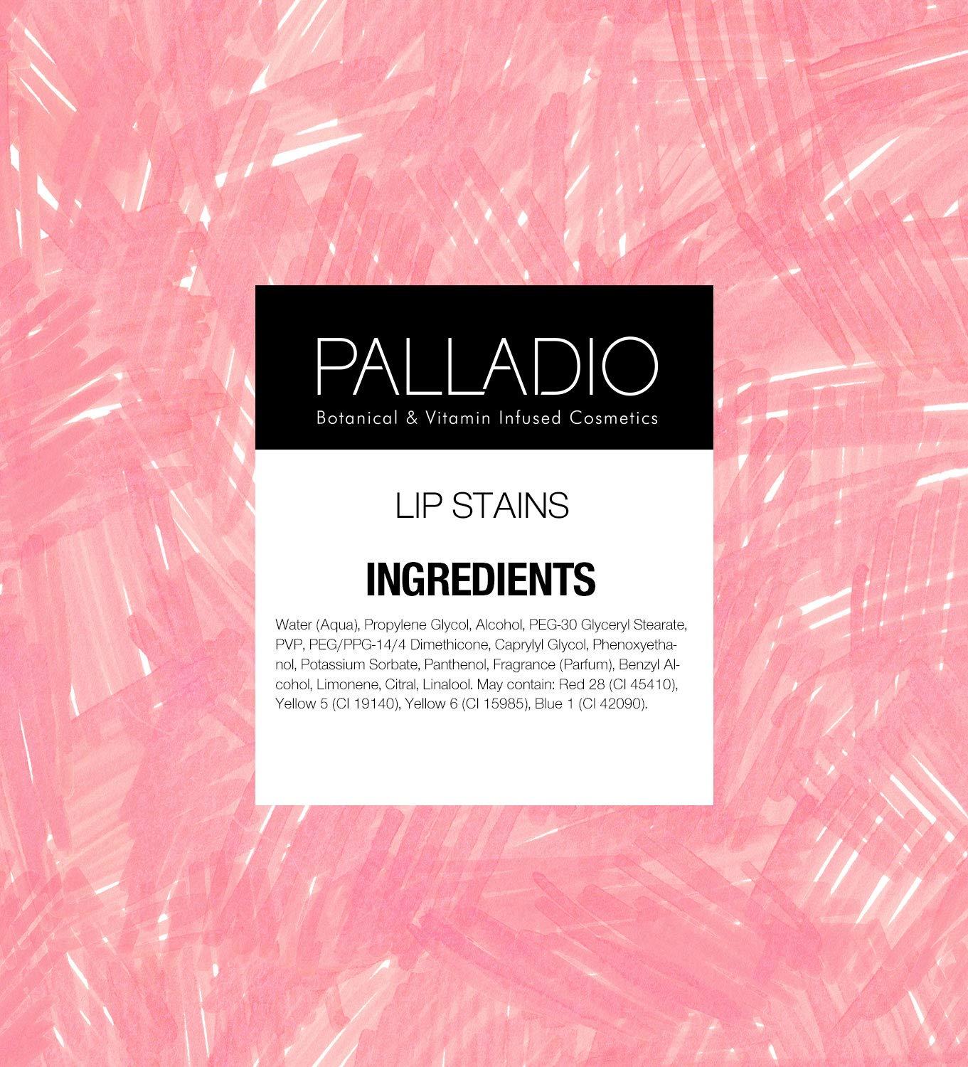 Palladio Lip Stain Hydrating Matte Waterproof Formula, LongLasting