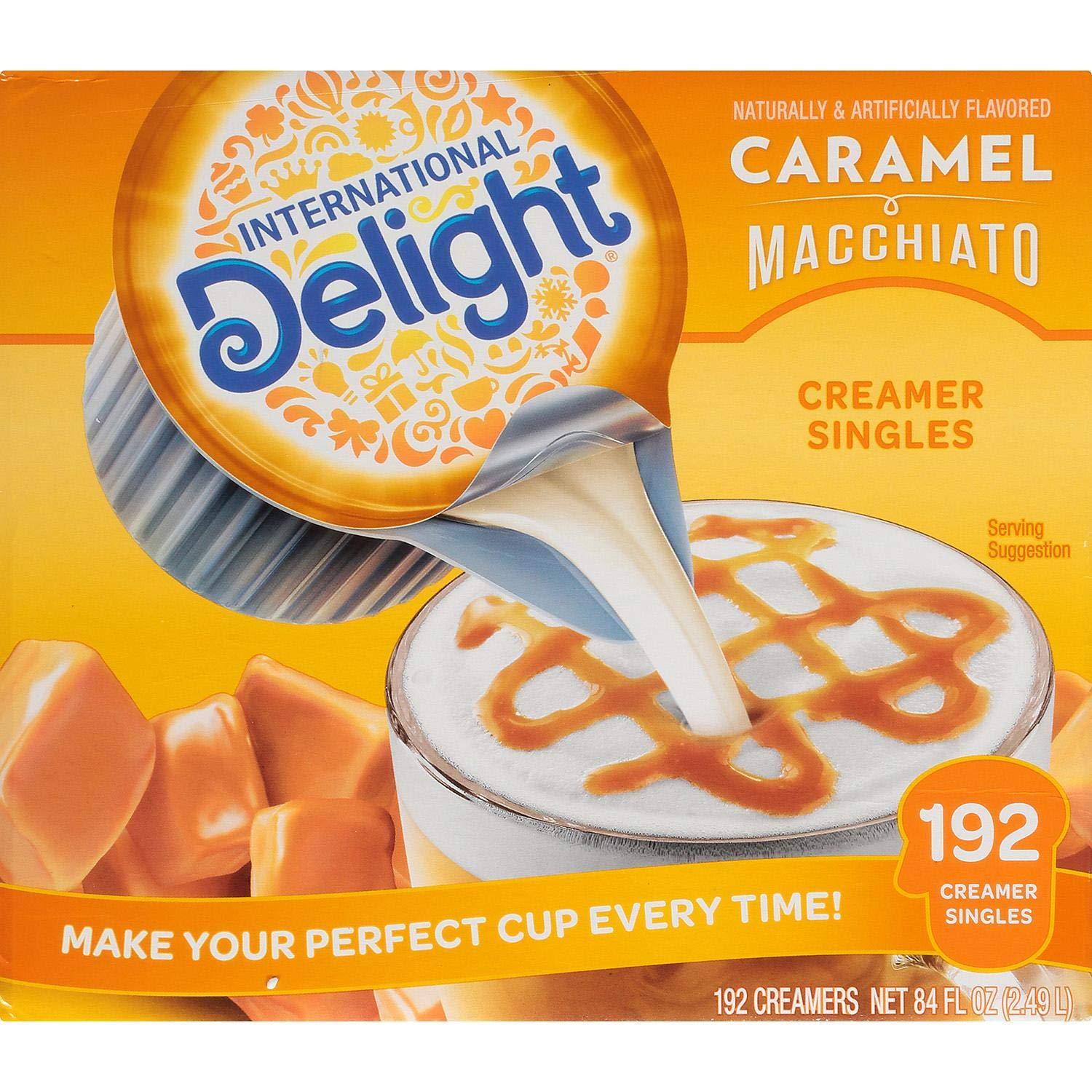 International Delight Caramel Macchiato Creamer 192 per case.