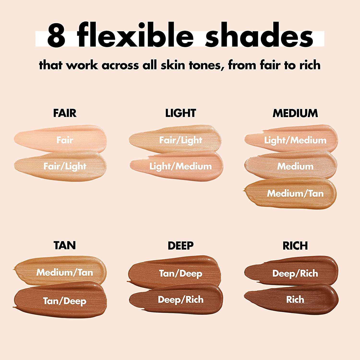 e.l.f. Halo Glow Liquid Filter, Complexion Booster For A Glowing, SoftFocus Look, Infused With