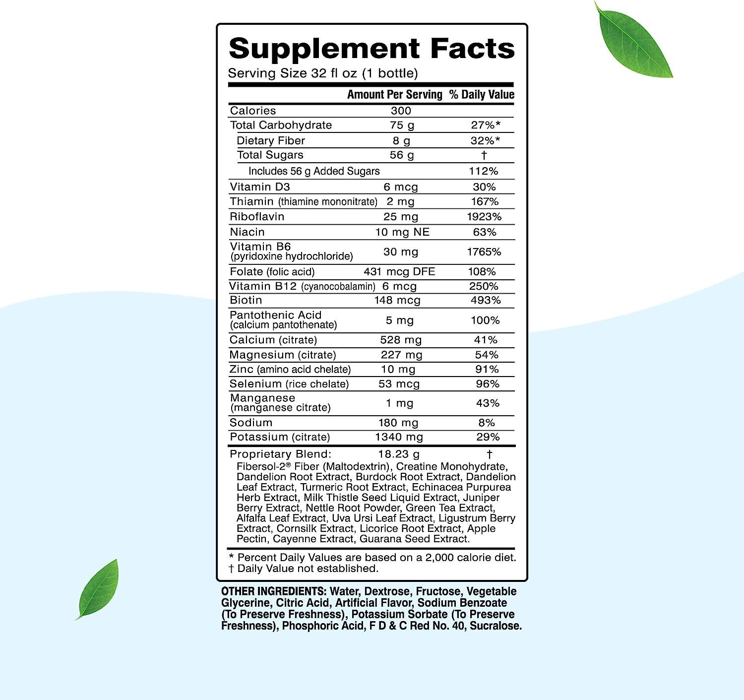 Herbal Clean Ultra Eliminex 32oz Same-Day Detox Drink - Premium Formula