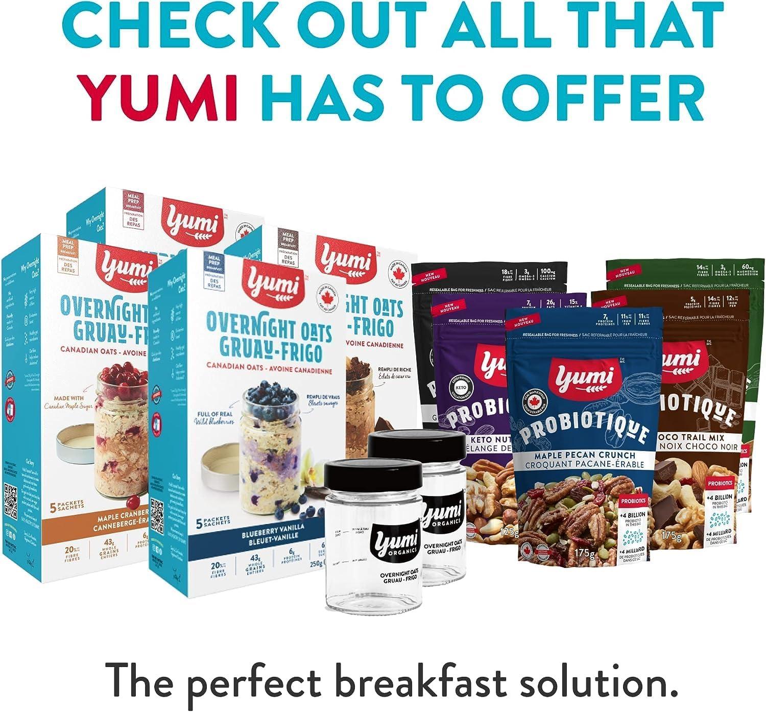 Yumi Probiotique Dark Chocolate Trail Mix 1 Billion probiotics per