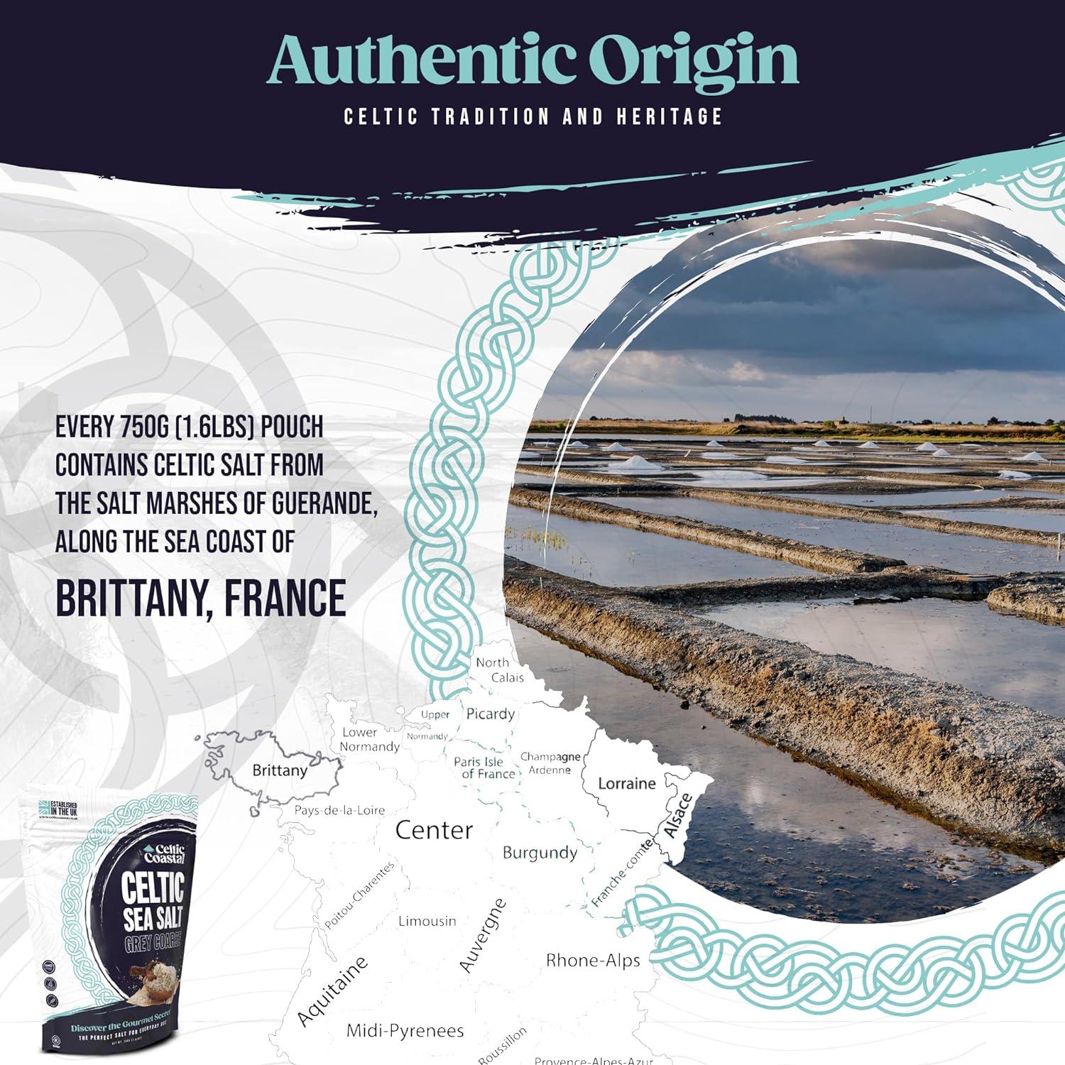 Selina Naturally 6-Pack Celtic Sea Salt Light Grey Celtic® - 1 Lb Bags