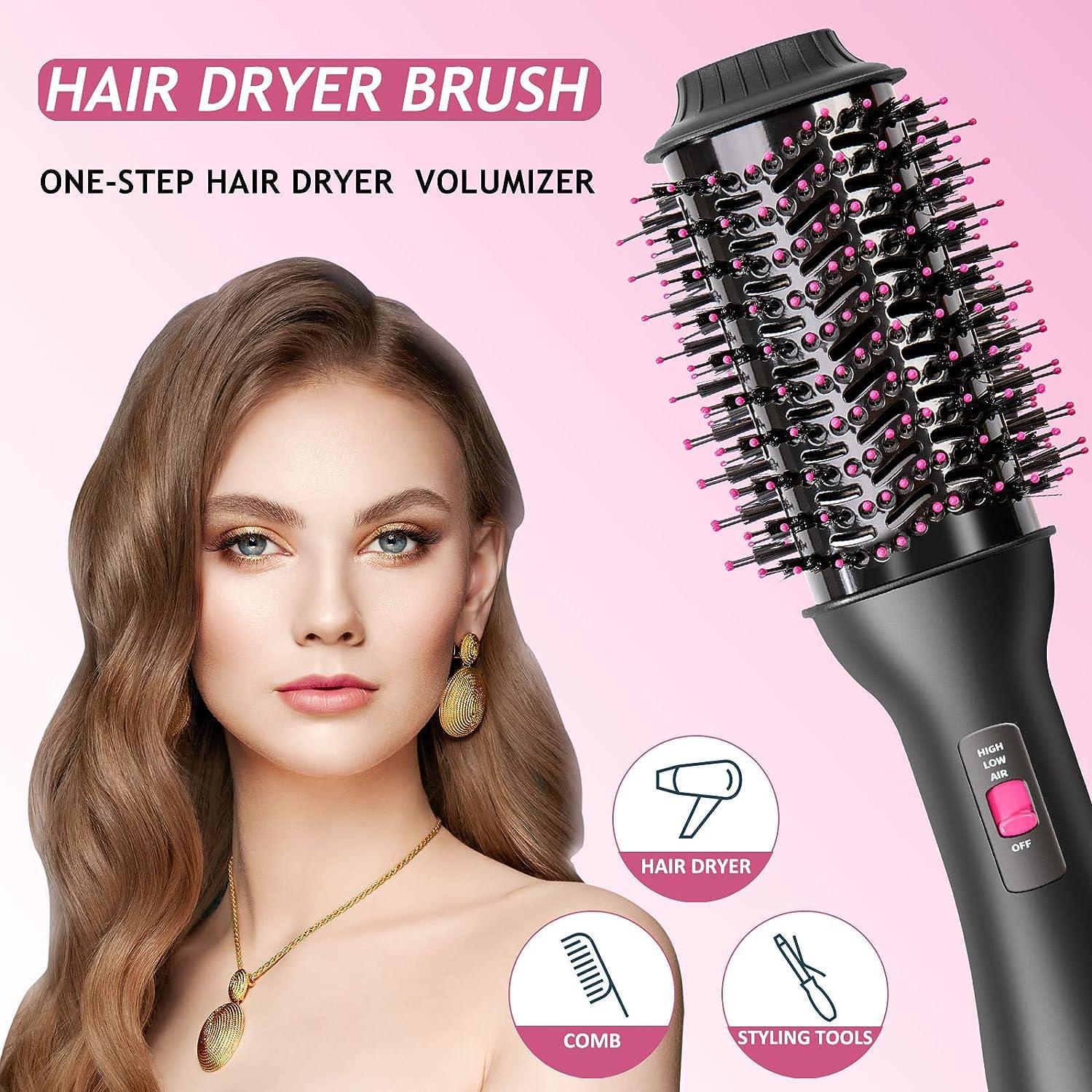 Doyomi 3-in-1 Hot Air Hair Brush Styler for Fast Drying and