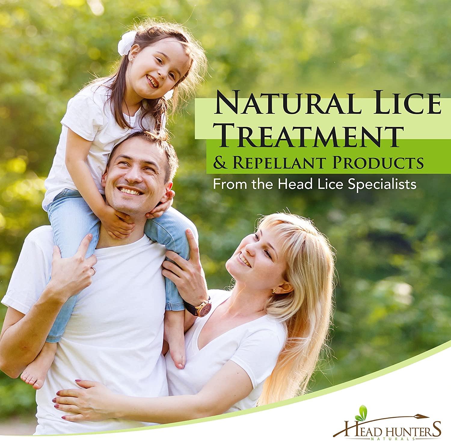 Head Hunters Pro Head Lice Treatment Kit AllNatural WipeOut Lice