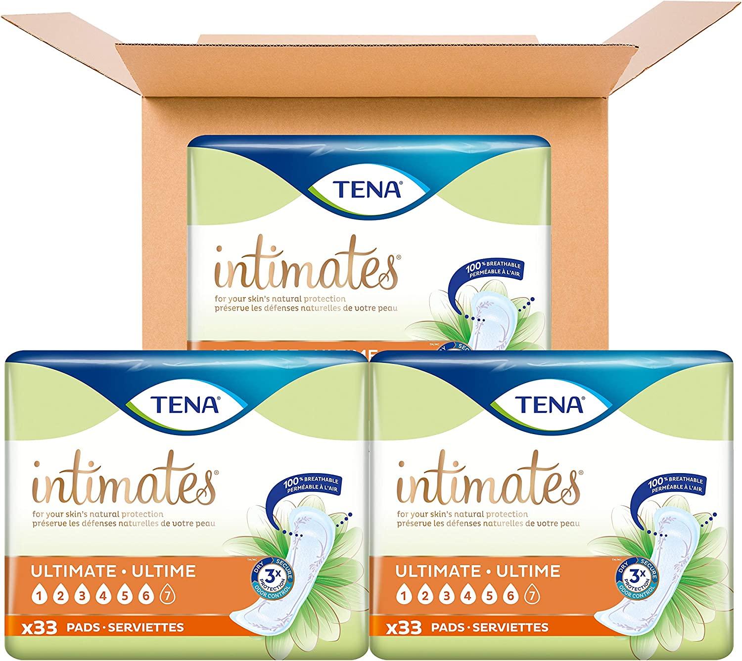  Tena For Men Level 2 Odour Control Incontinence Pads, 10 Pads  by Tena : Health & Household