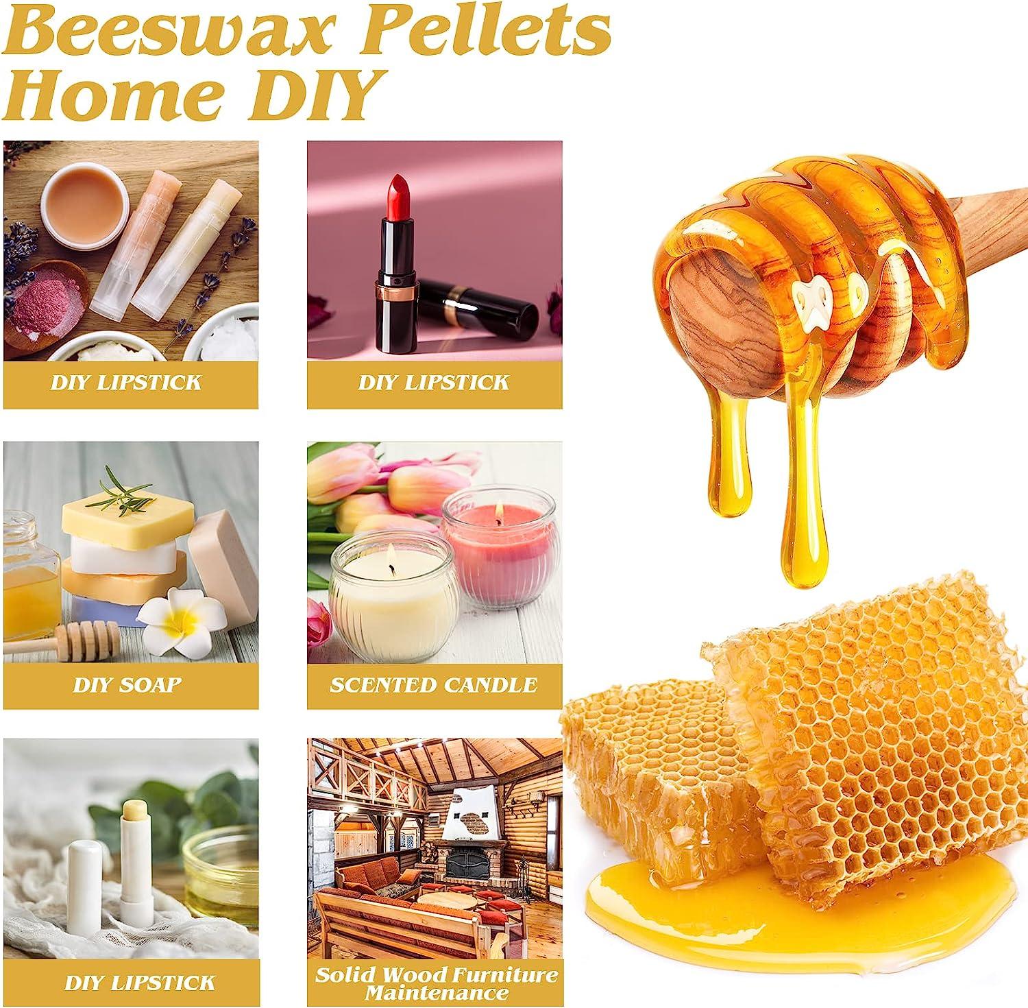 3LB Beeswax Pellets - Cosmetic Grade | Triple Filtered Organic Beeswax ...