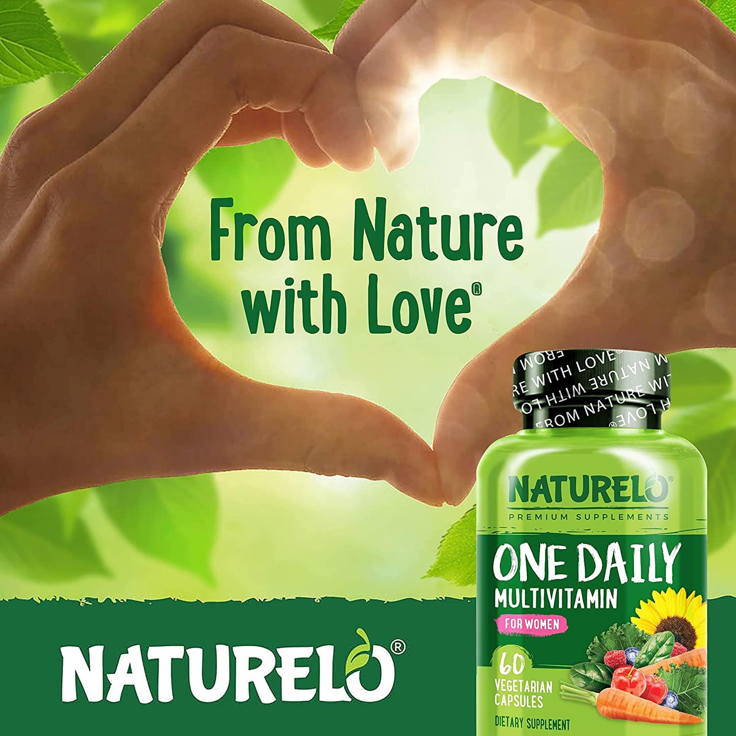 NATURELO One Daily Multivitamin for Women 120 Vegetable Capsules