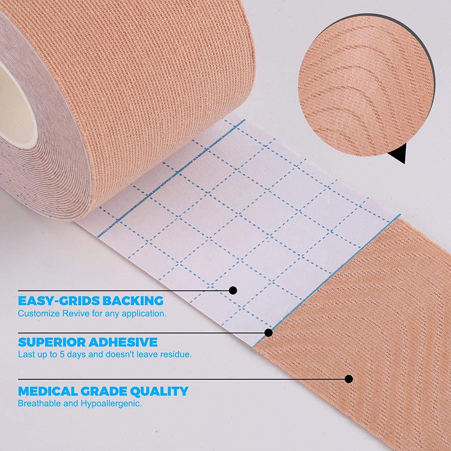 Kinesiology Tape 4 Pack 16.4ft Athletic Tape for Pain Relief, Injury