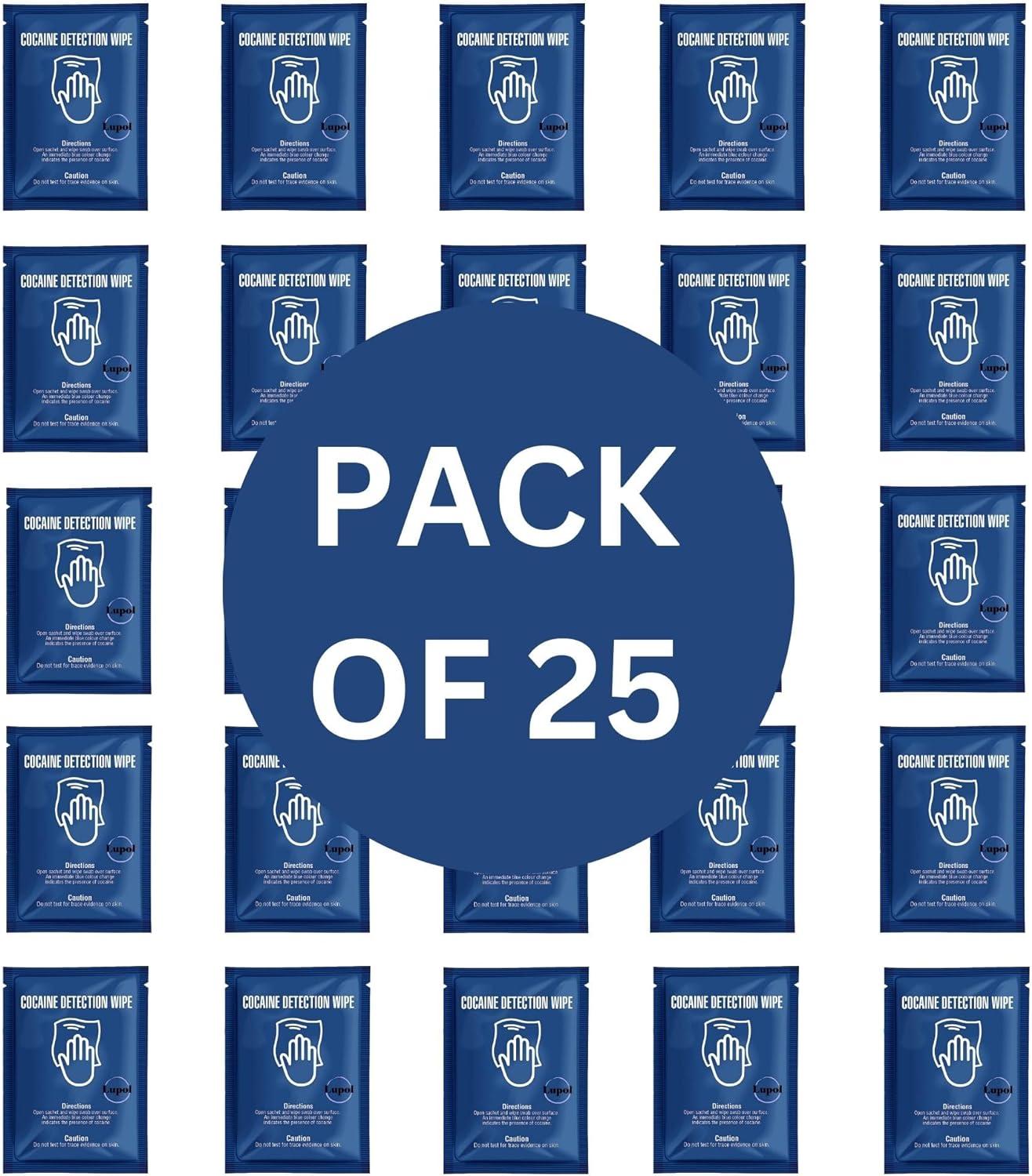 Cocaine Detection Wipes PACK OF 15 Sachets - Detect The Presuptive - View #12
