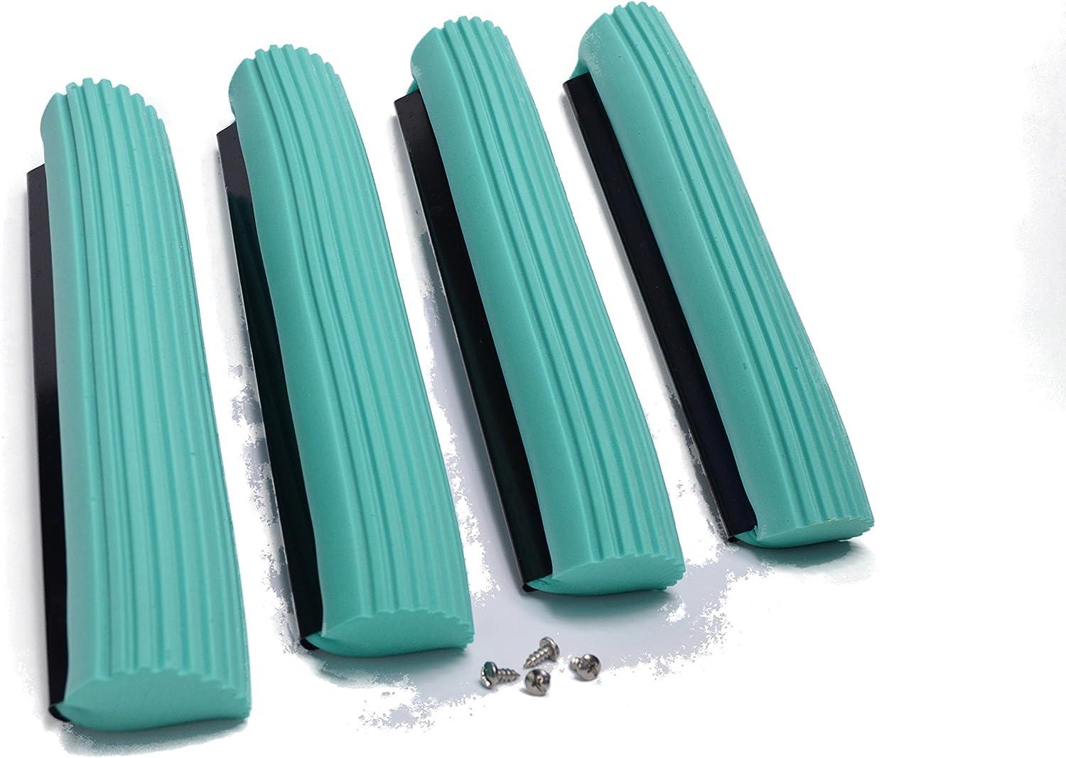 The Super Standard 11" PVA Sponge Mop Refills 4 Pack Plus Free Screws