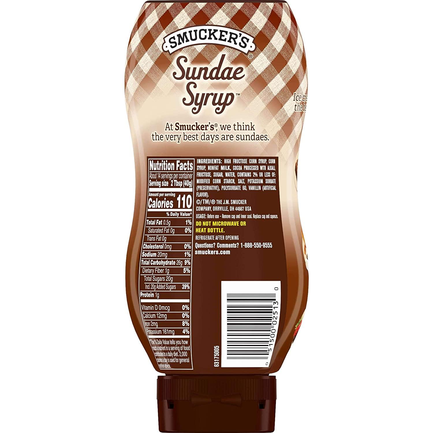 Smuckers Caramel Syrup