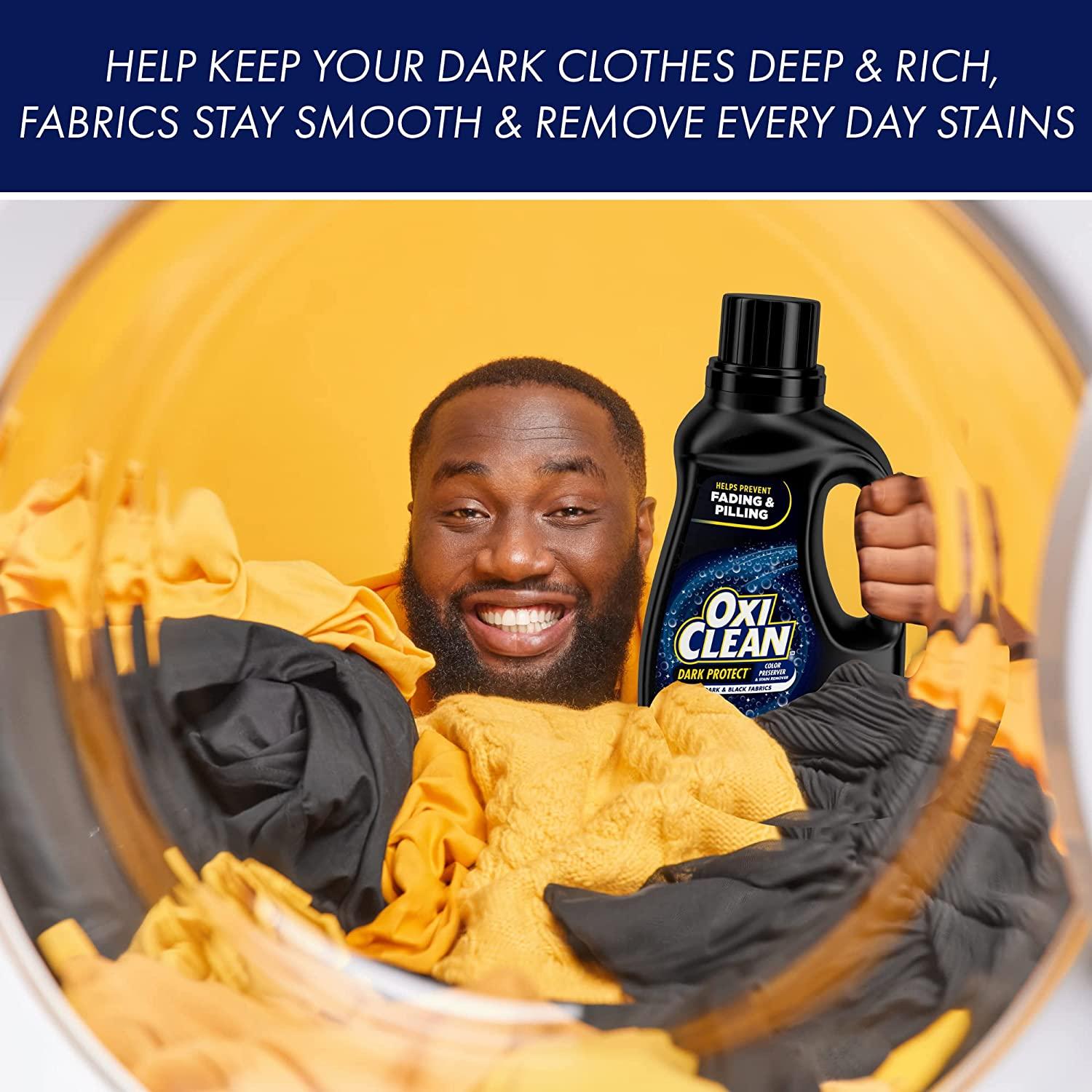 Welcome to the family, Dark Protect! Its Anti-Fade Technology keeps dark  clothes looking like new. Head to Target and grab some today., By OxiClean