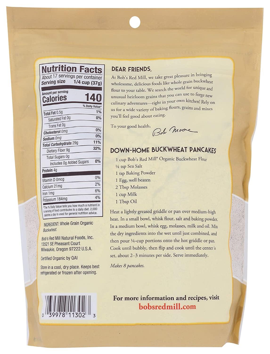 bob's red mill organic buckwheat