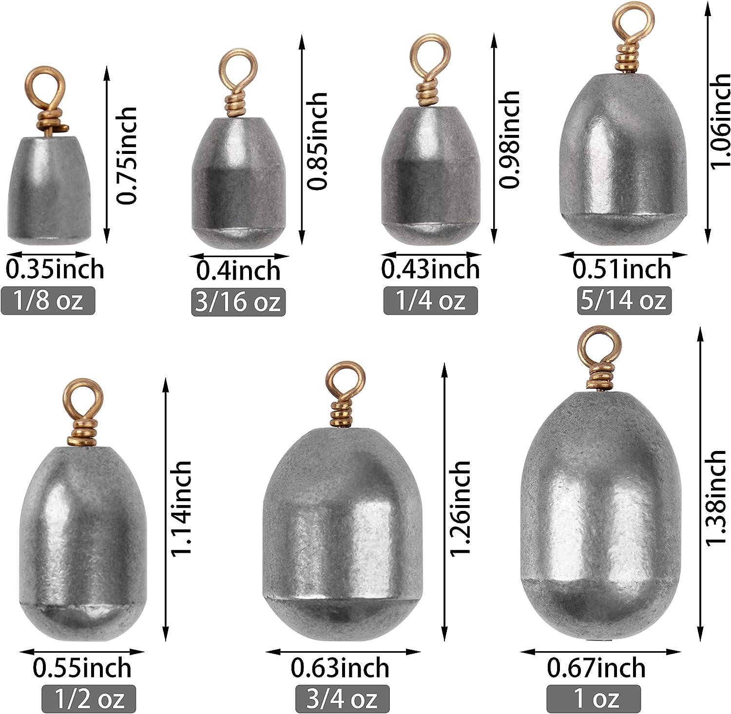 Fishing Weights Casting Sinkers PROBEROS 10PCS/Lot Lead Sinker