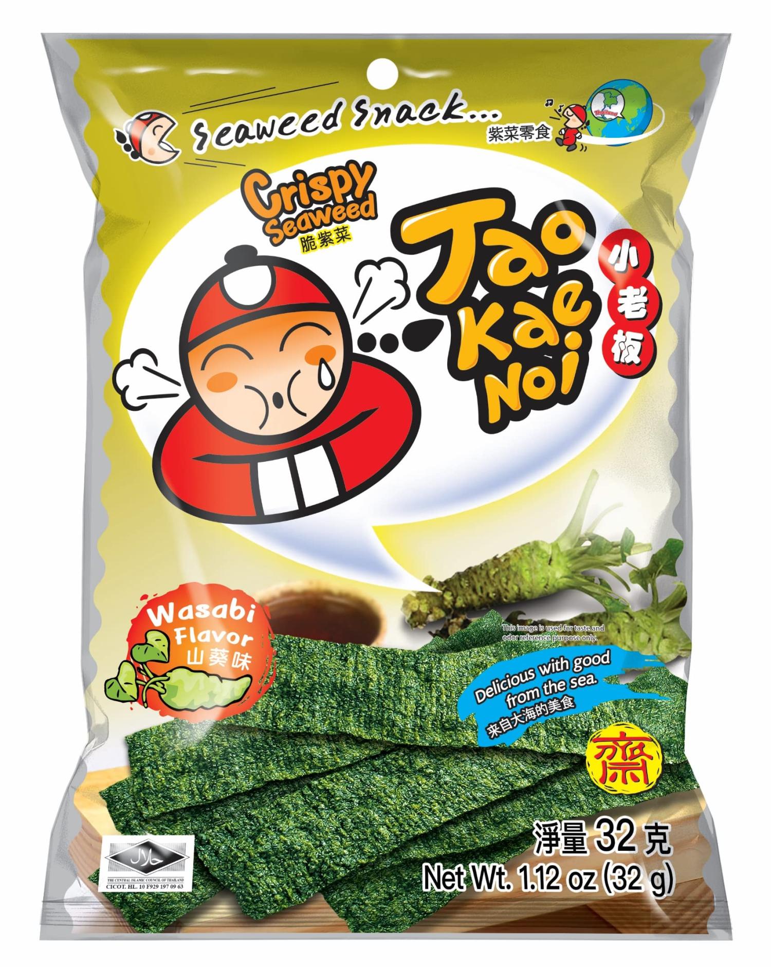 Tao Kae Noi Seaweed Wasabi Flavor (2 Packs)