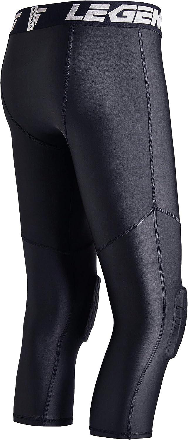  Akkad Kuti Mens One Leg Compression Tights for Basketball Gym  Sport Leggings 3/4 Compression Pants with Pockets (Black, S) : Clothing,  Shoes & Jewelry