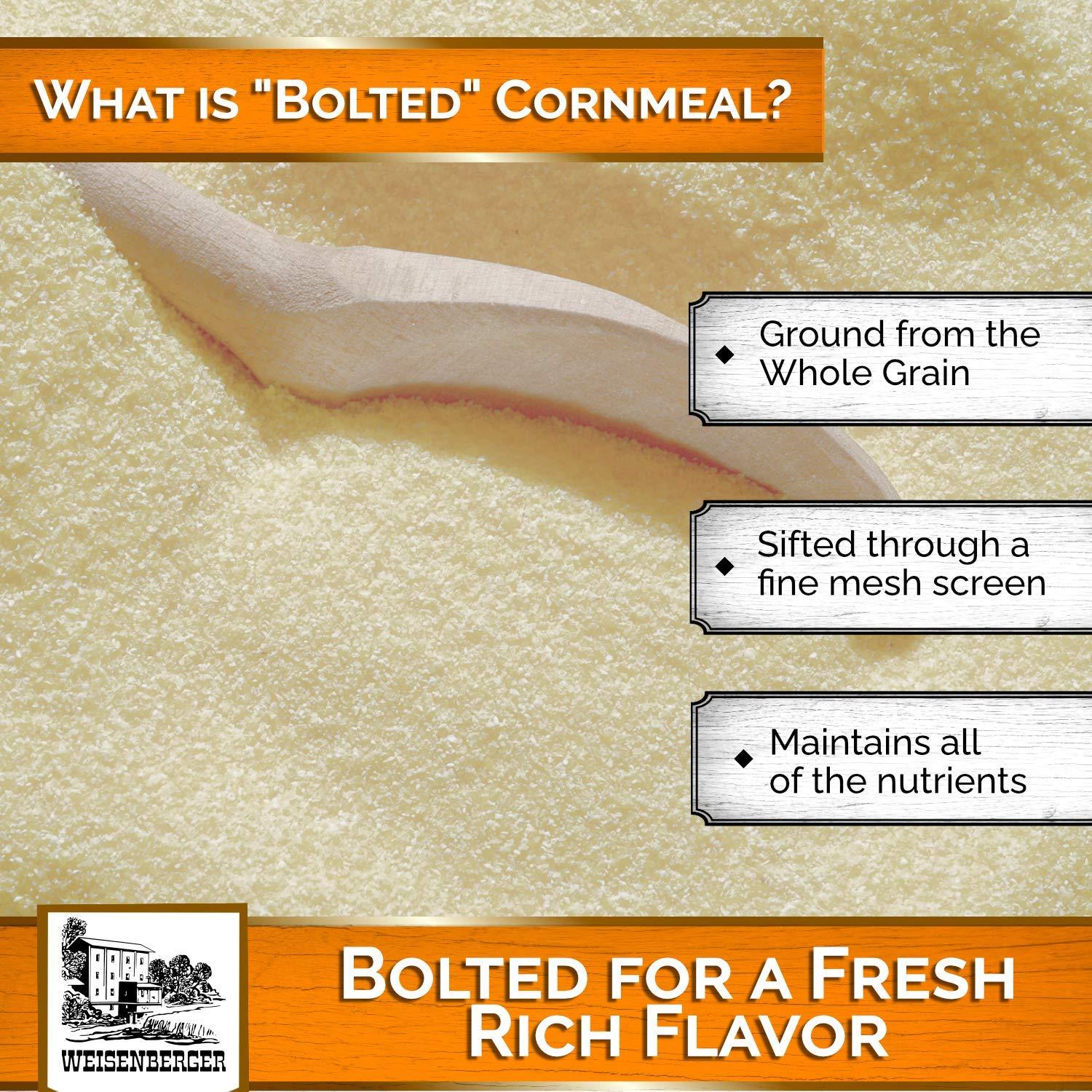 Weisenberger Corn Meal Stone Ground Corn Meal for Baking Fine