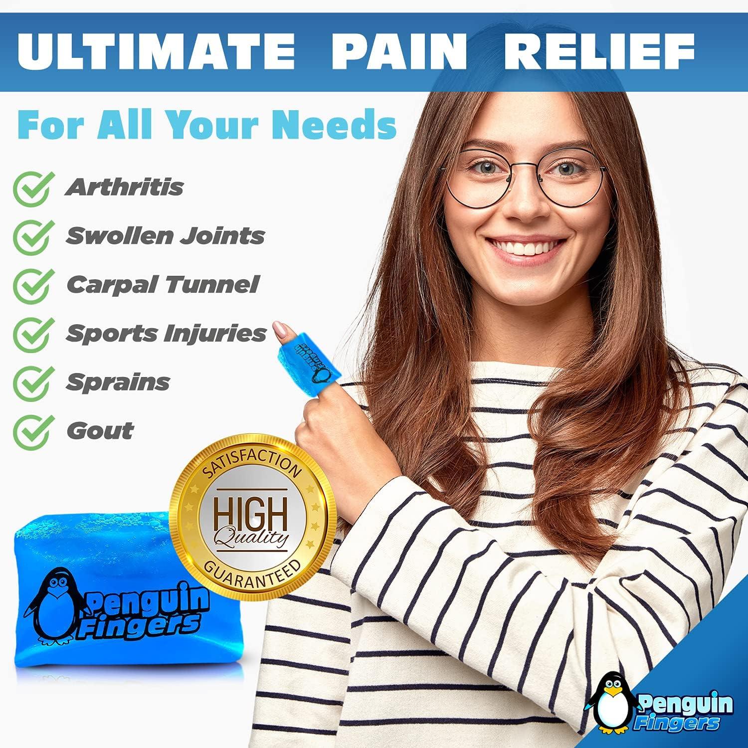 Finger and Toe Cold Gel Ice Pack Reusable Cryotherapy Compression