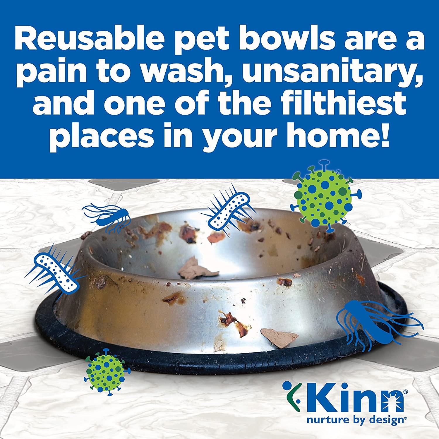 Kinn Disposable Cat Bowls Dog Bowls for Food and Water