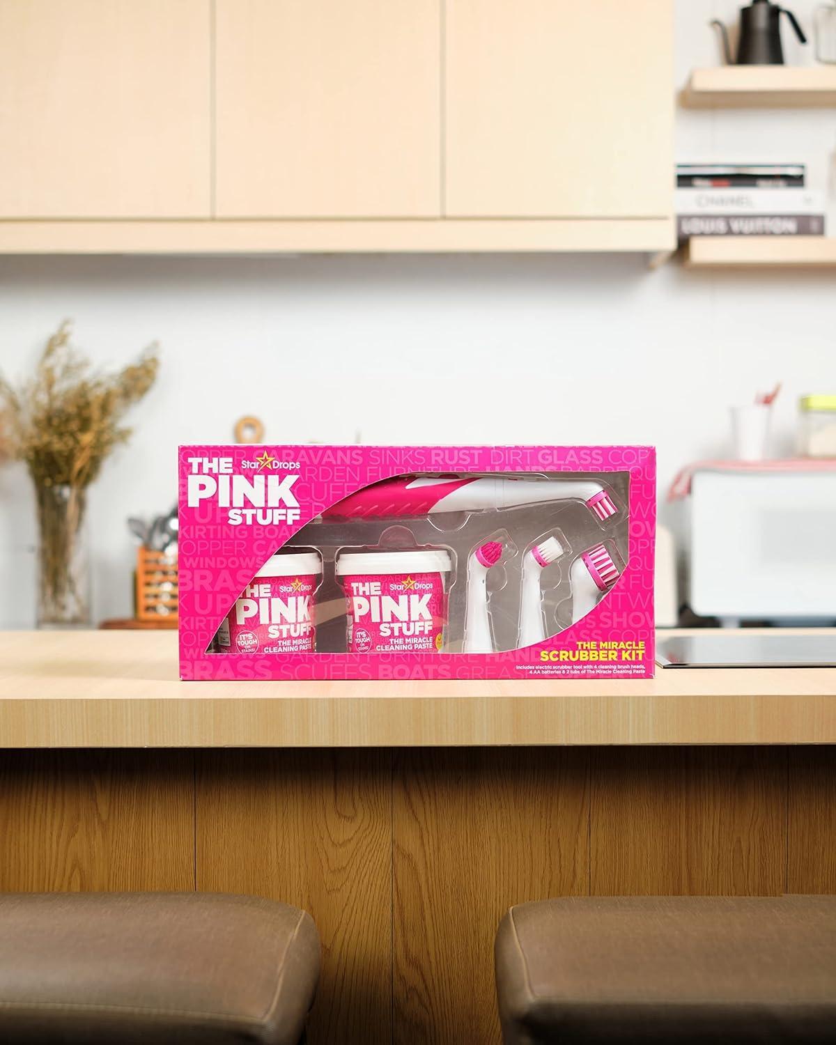 Buy The Pink Stuff Miracle All Purpose Cleaning Paste With A Good Grips Deep Clean Brush Cream And Brush - View #9