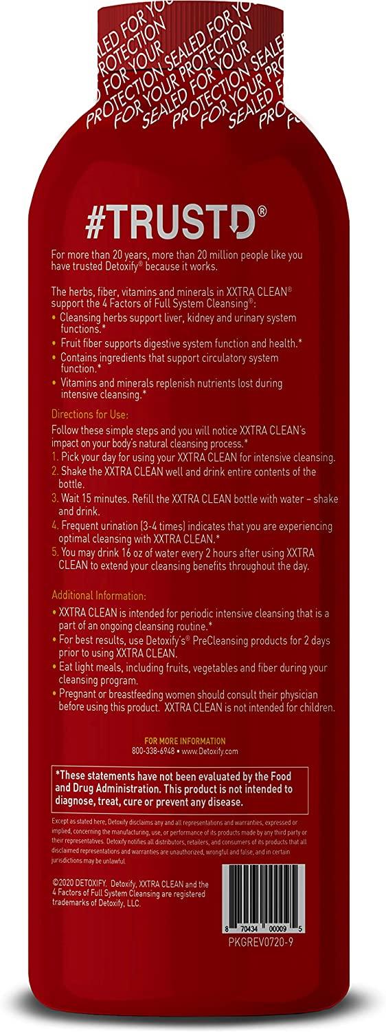 Detoxify Xxtra Clean Herbal Grape 20 oz Professionally