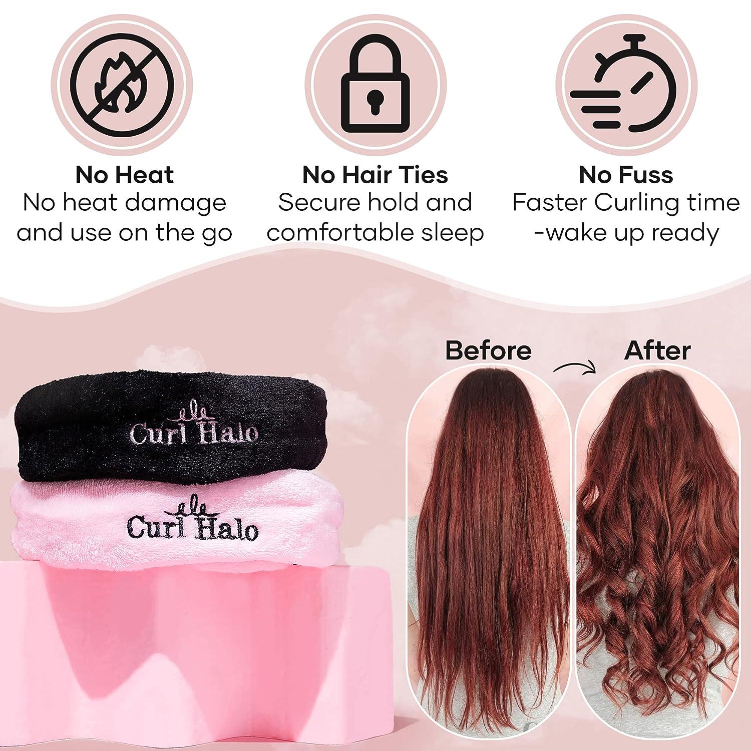 Curl Halo Heatless Curls The Ultimate Heatless Curler For All Hair