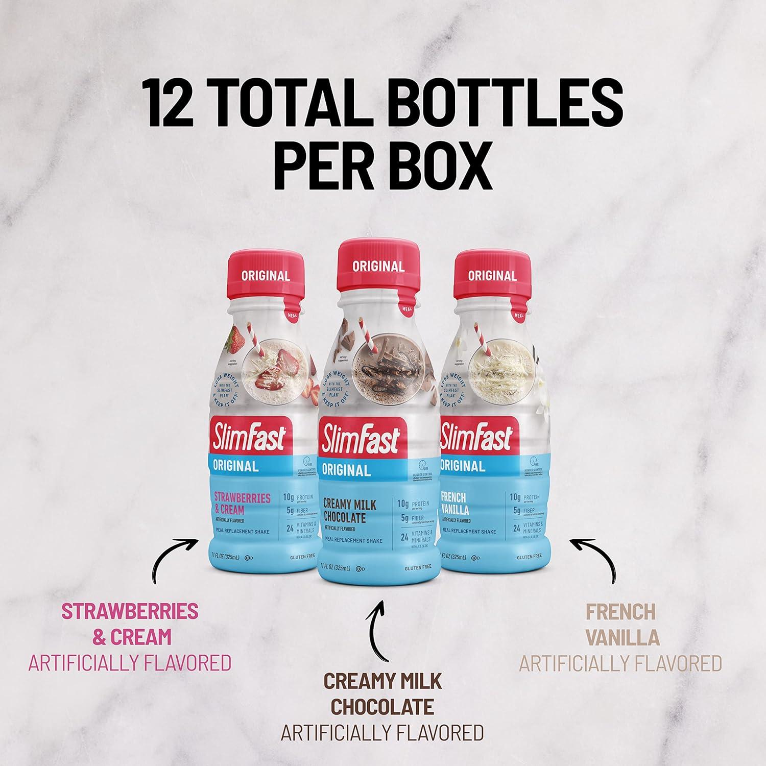 SlimFast Meal Replacement Shake Protein Drink for Meal Support Fan