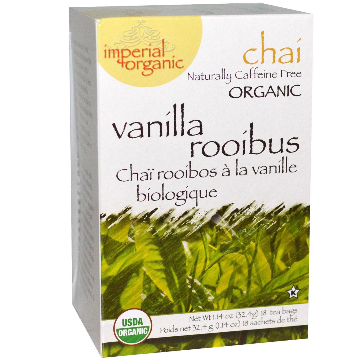Imperial Organic 100 Organic Vanilla Rooibos Chai Tea 18 Tea Bag(S)