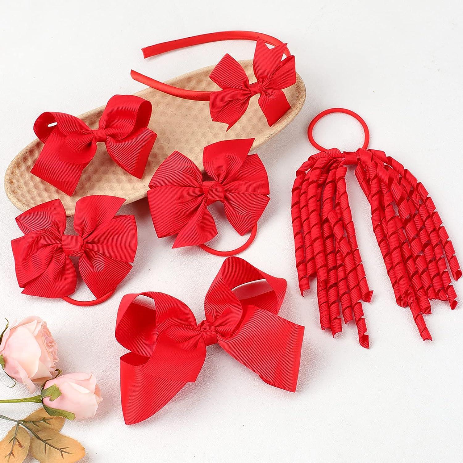  FOMIYES 10 pcs fabric butterfly hairpin large bow hair  accessories vintage hair large bow hair barrettes hair bows red ribbon for  hair red bows large hair bow clip big hairpin