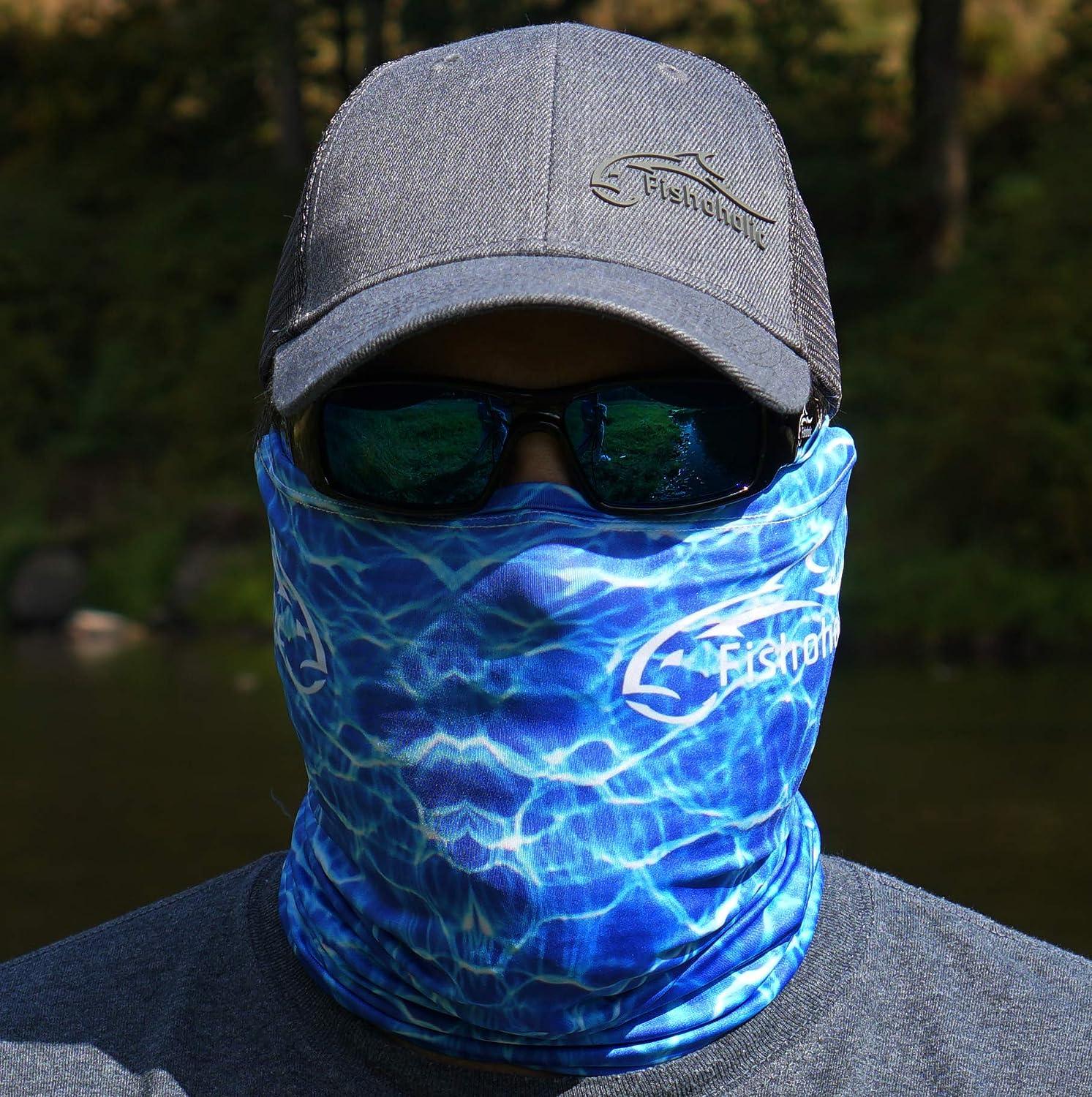 Fishoholic Polarized Fishing Sunglasses -5 Color Options- w Case Pouch UV400  Fishing Gift Gloss Black Blue Mirror