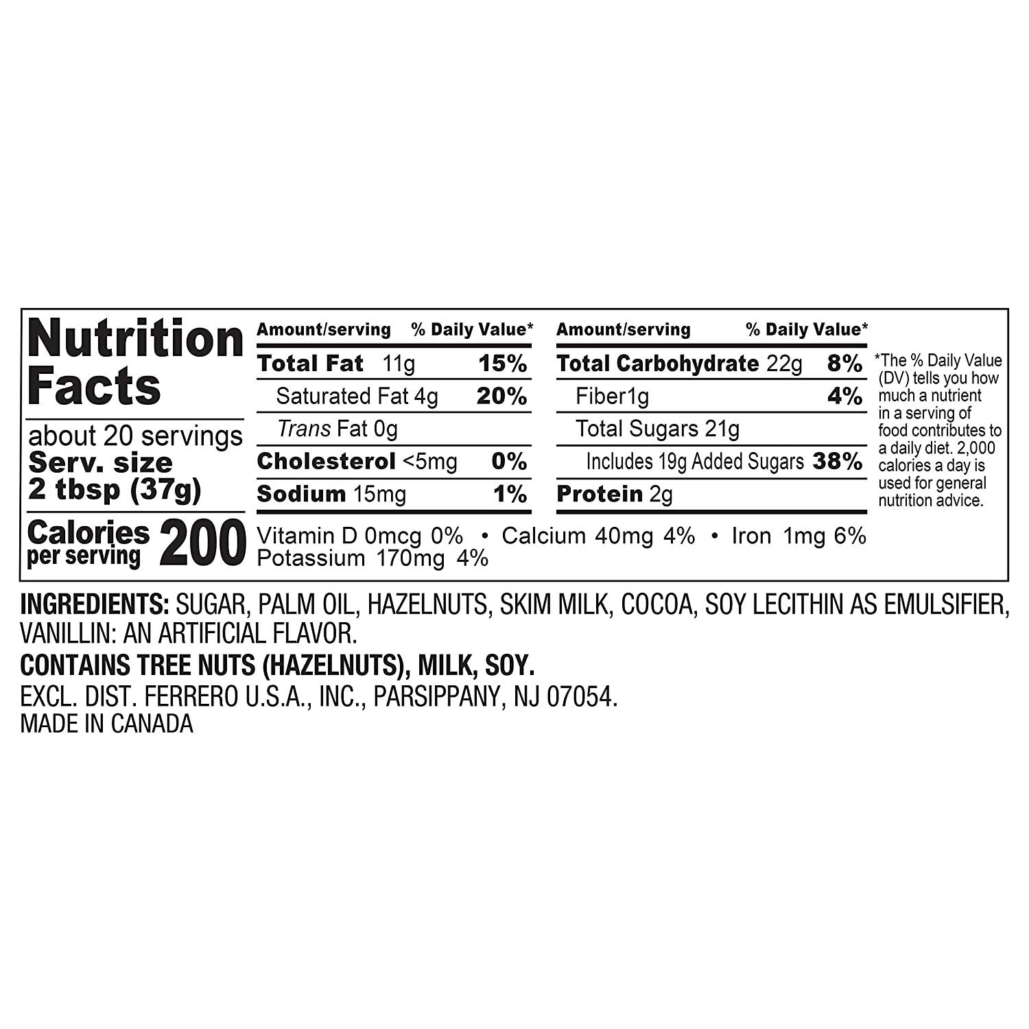 Nutella Chocolate Hazelnut Spread, Perfect Topping for Pancakes, 26.5 oz