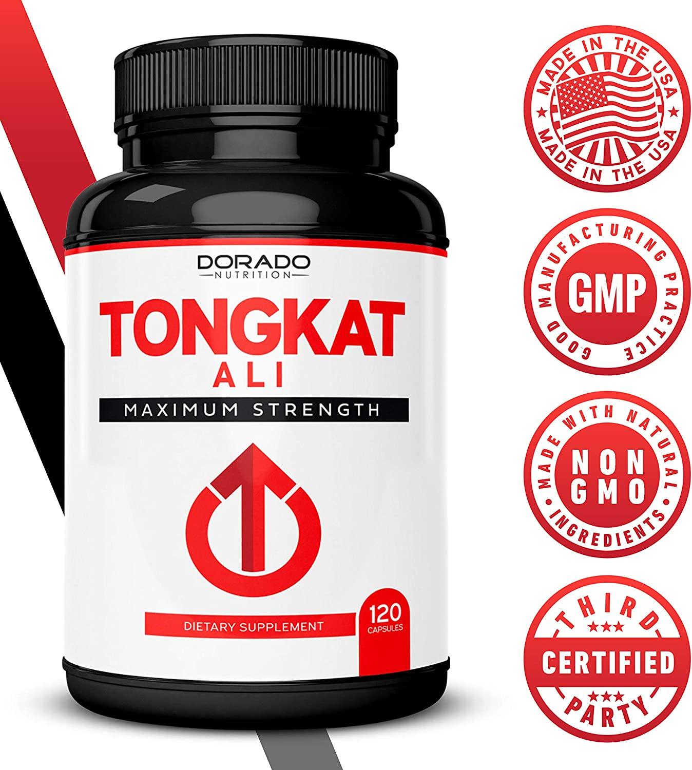 Tongkat Ali Extract (Longjack) Longifolia, 1200mg per Serving