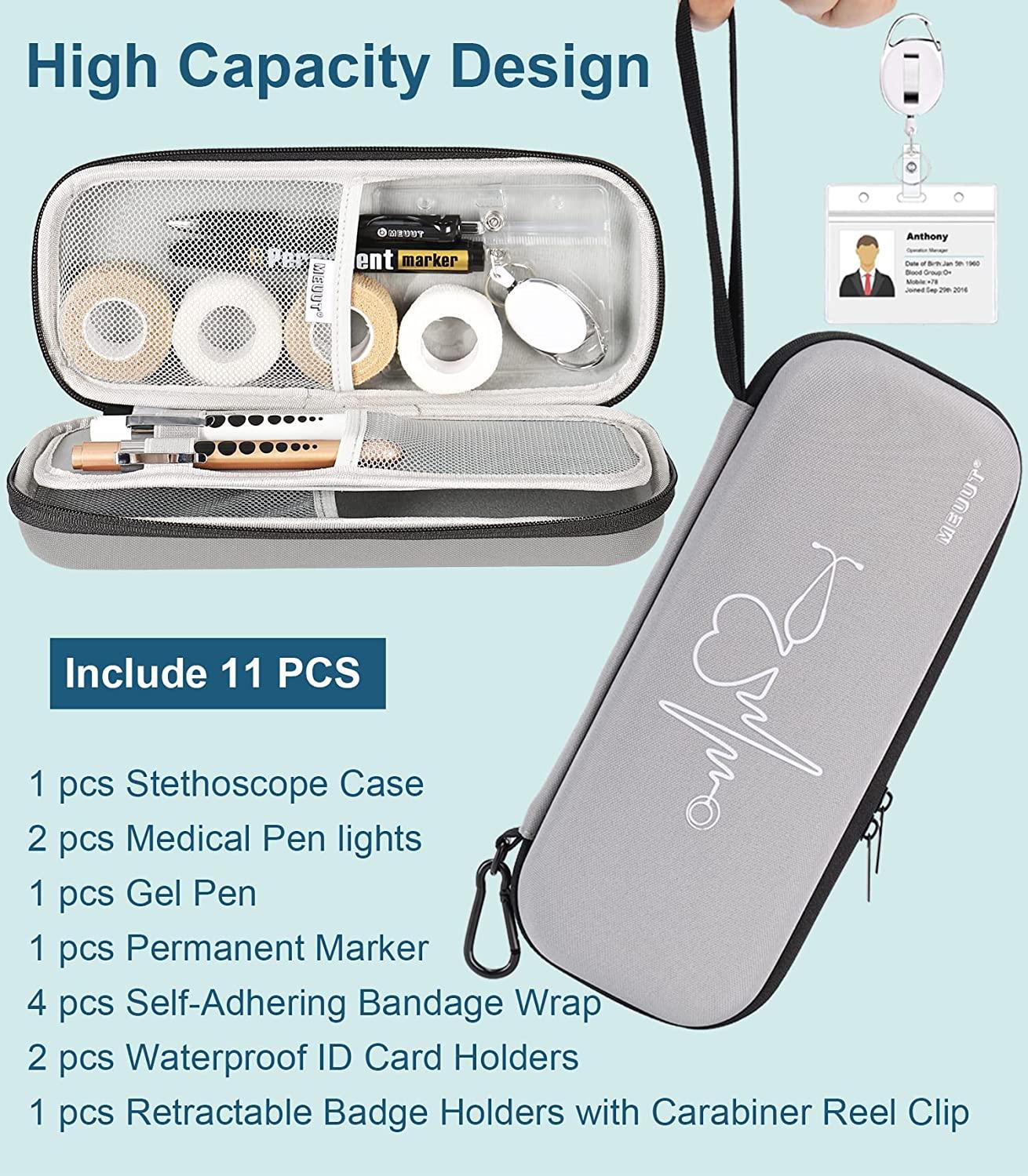 MEUUT 11 pcs Stethoscope Case Kits Nurse Accessories for Work