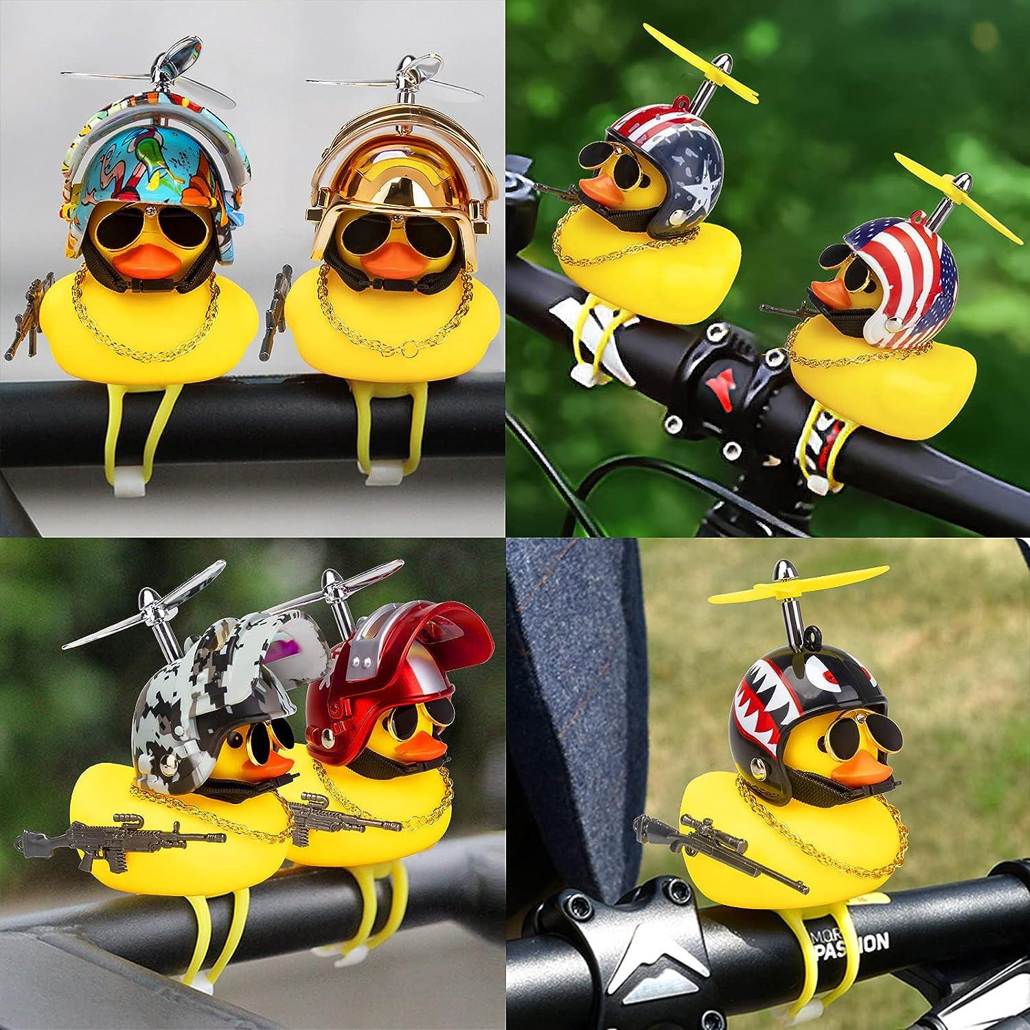 wonuu Rubber Duck Car Ornaments, Squeeze Duck Dashboard Decorations Kids Bicycle  Decor for Cycling Motorcycle & Bicycle Accessories Decorations Digital  Camo-L&G