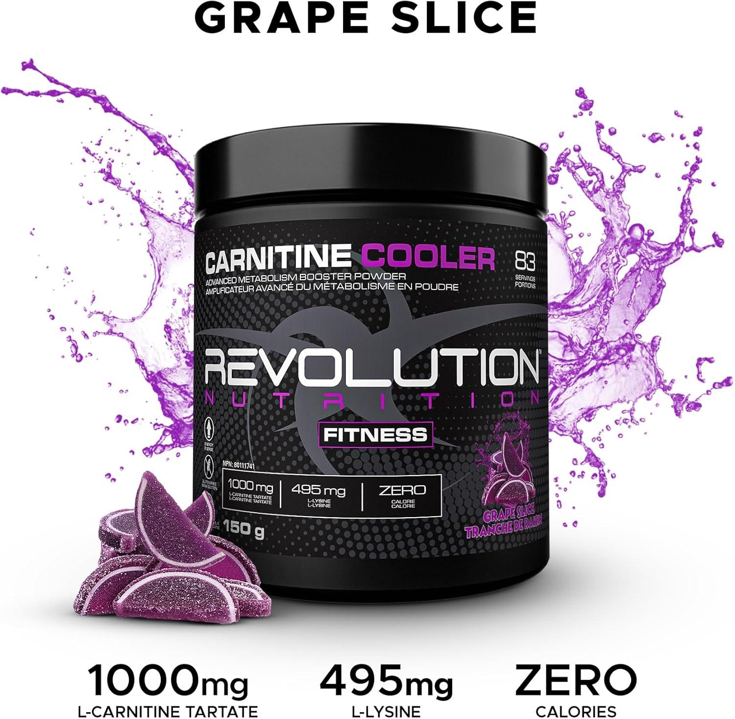 what is l-carnitine supplement Revolution Nutrition Carnitine Cooler Powder L- Carnitine Tartrate Lean  supplement Amino Acid Enhance Endurance Zero Calorie