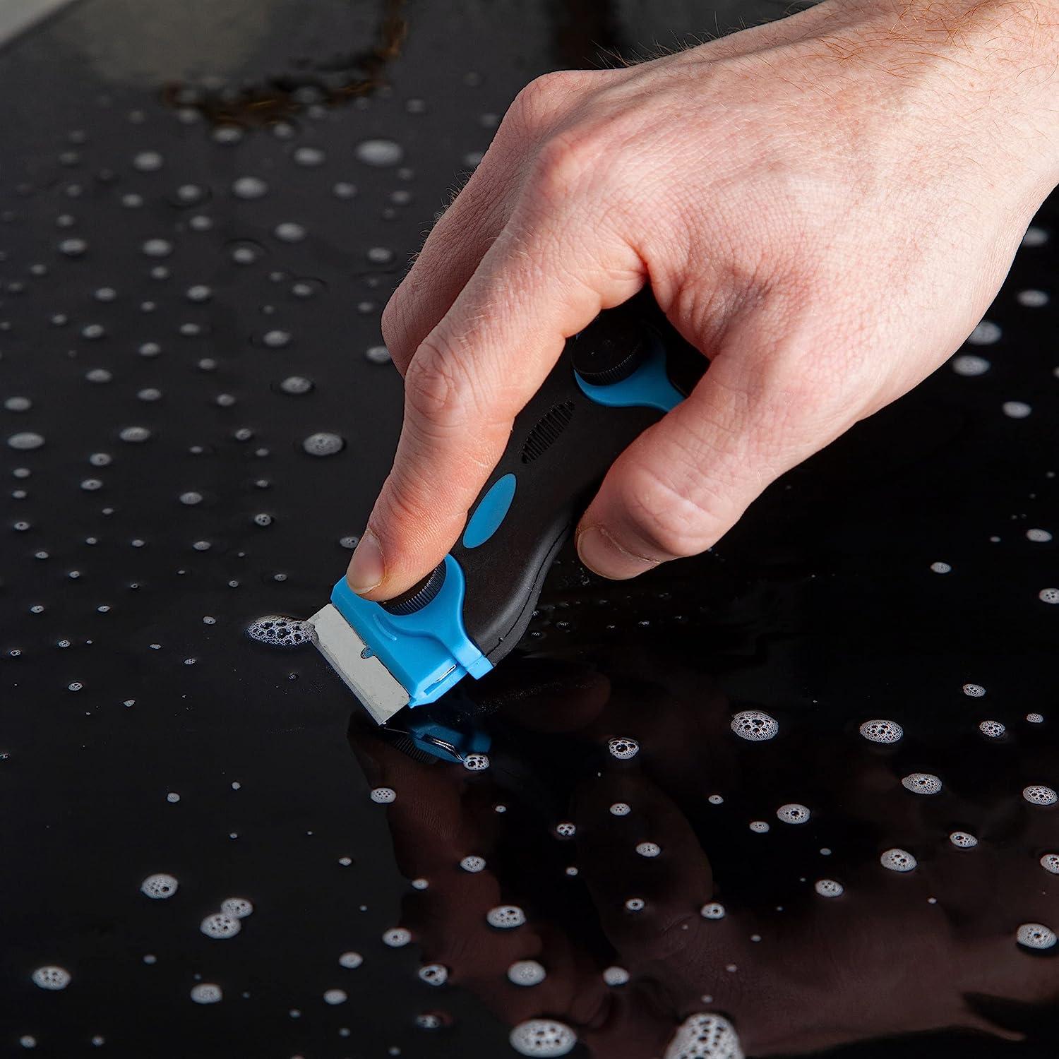 Hob Scraper Tool Set Glass Stove Cleaner 6 Blades 3 Stainless Steel