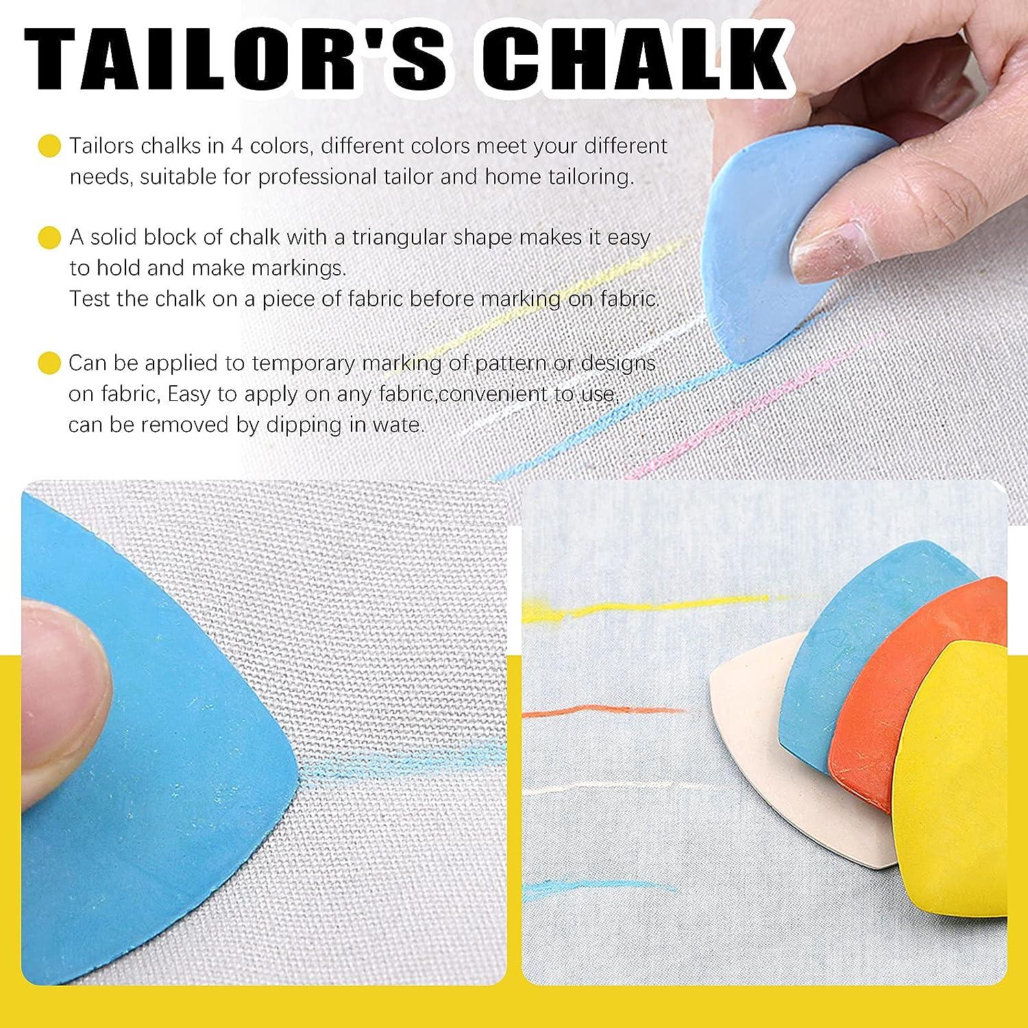 10PCS Professional Tailor Chalk Fabric Chalk for Sewing Tailors Chalk Fabric  Markers for Sewing Fabric Chalk Sewing Wax Based Tailor's Chalk New 10PCS