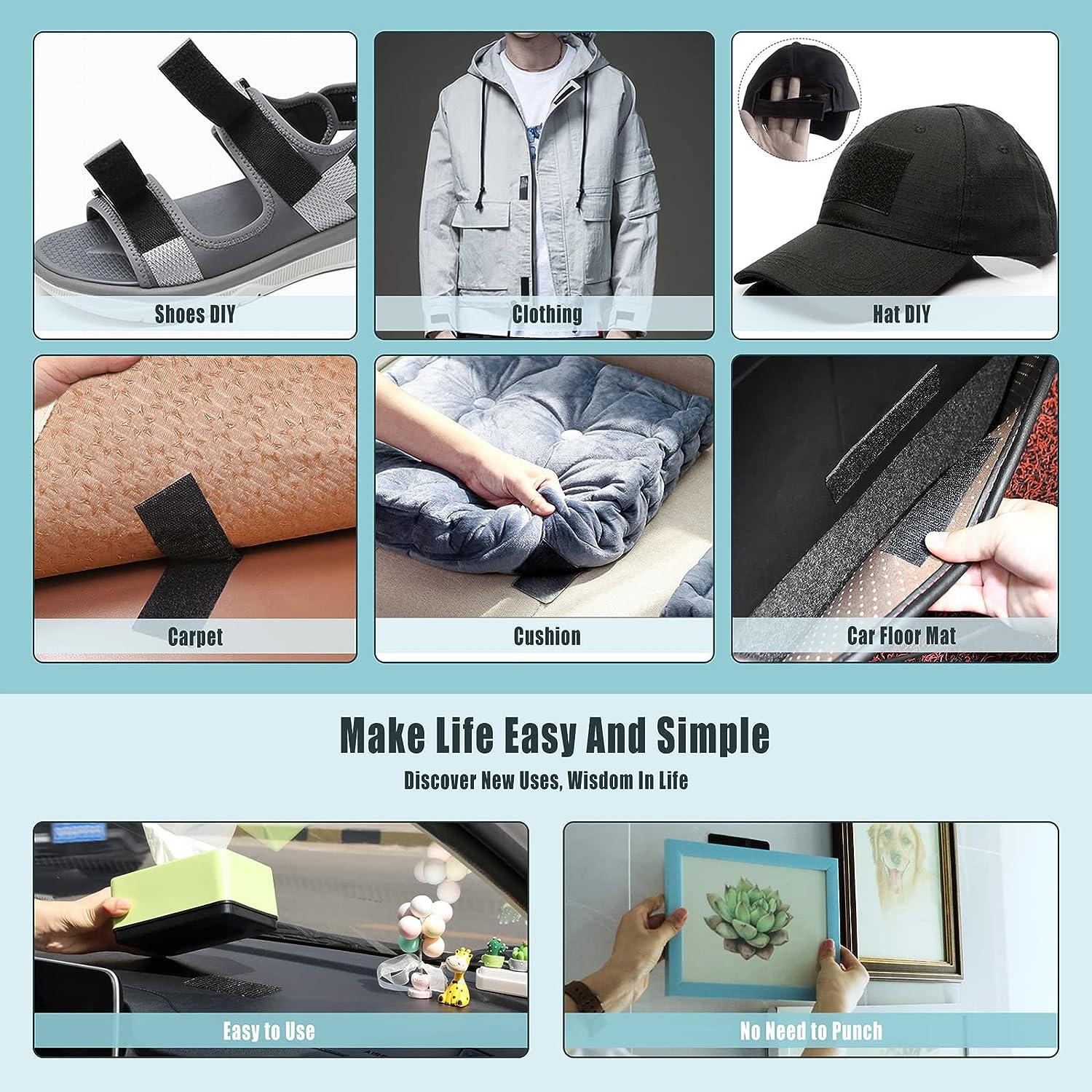 Sileni Velcro Strips With Adhesive, Heavy Duty Hook & Loop Tape With - View #10
